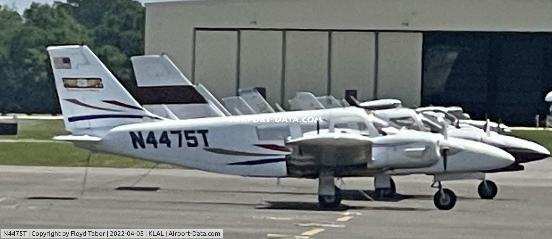 N4475T, 1972 Piper PA-34-200 C/N 34-7250106, Sun n Fun 2022