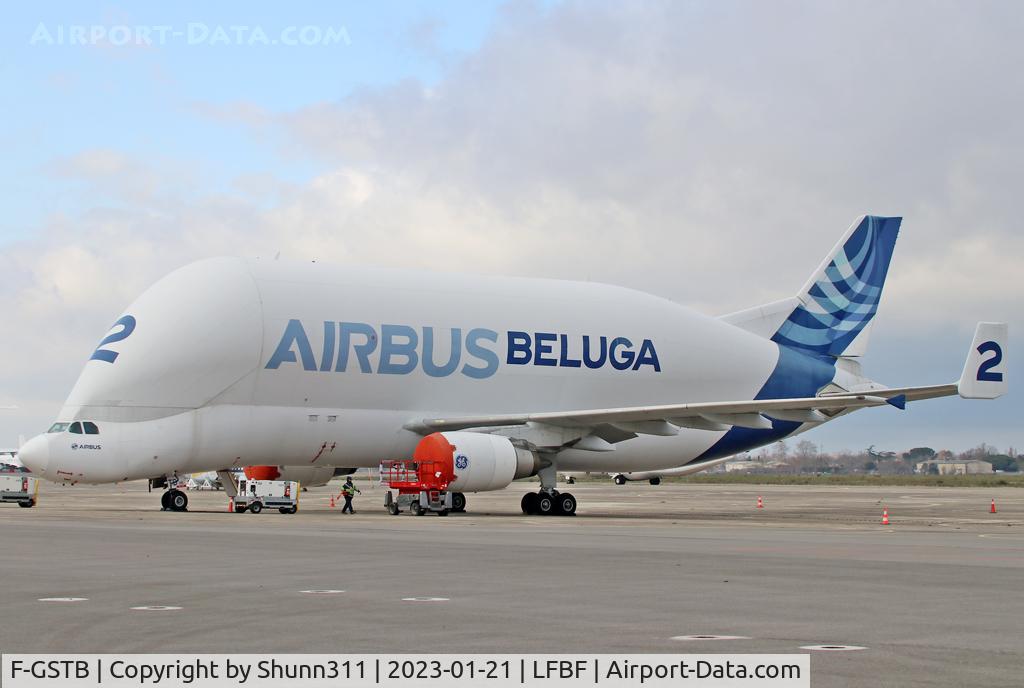 F-GSTB, 1996 Airbus A300B4-608ST Super Transporter C/N 751, Parked...