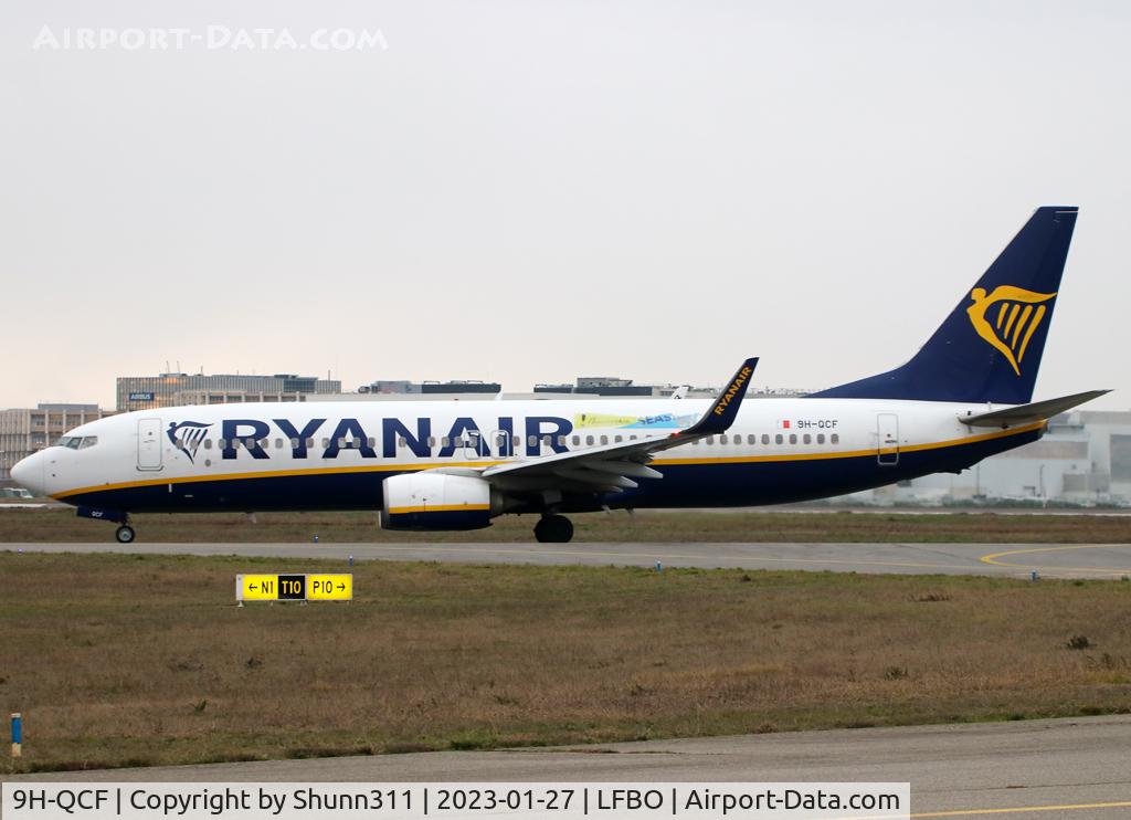 9H-QCF, 2016 Boeing 737-8AS C/N 44725, Taxiing holding point rwy 32R for departure...