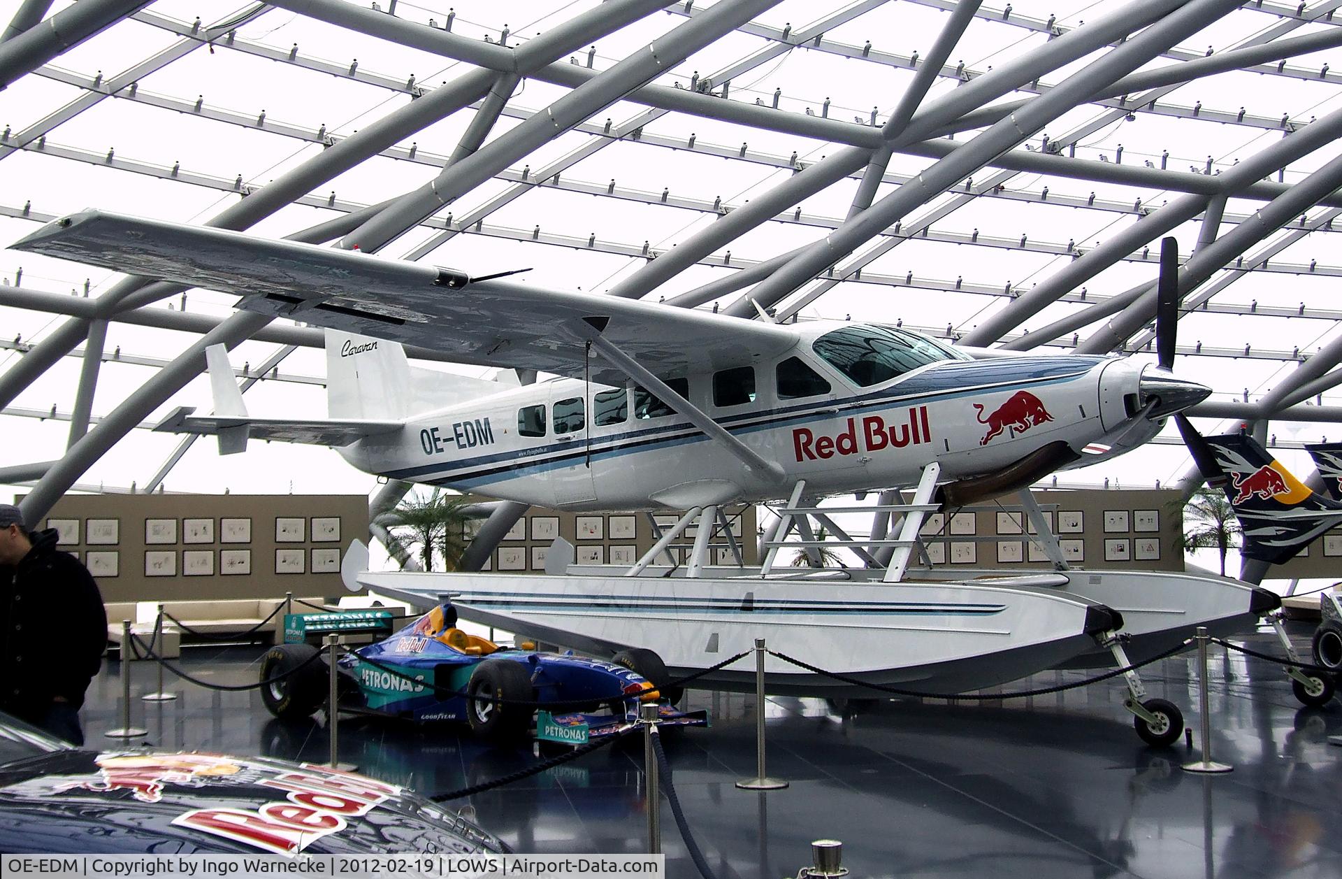 OE-EDM, 1996 Cessna 208 Caravan 1 C/N 20800257, Cessna 208 Caravan I at the Red Bull Air Museum in Hangar 7, Salzburg