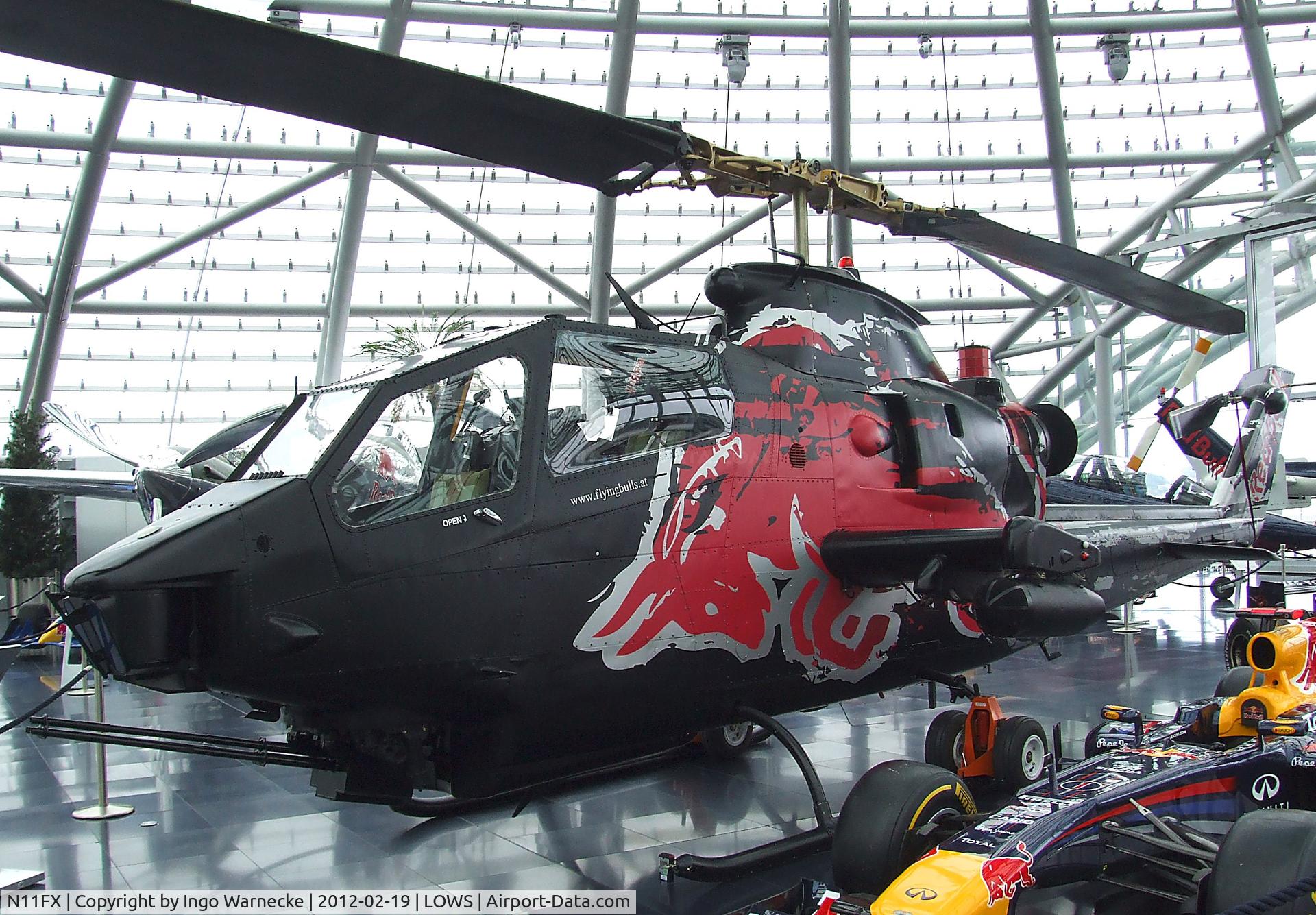 N11FX, 2002 Bell TAH-1F C/N 003, Bell TAH-1F Cobra at the Red Bull Air Museum in Hangar 7, Salzburg