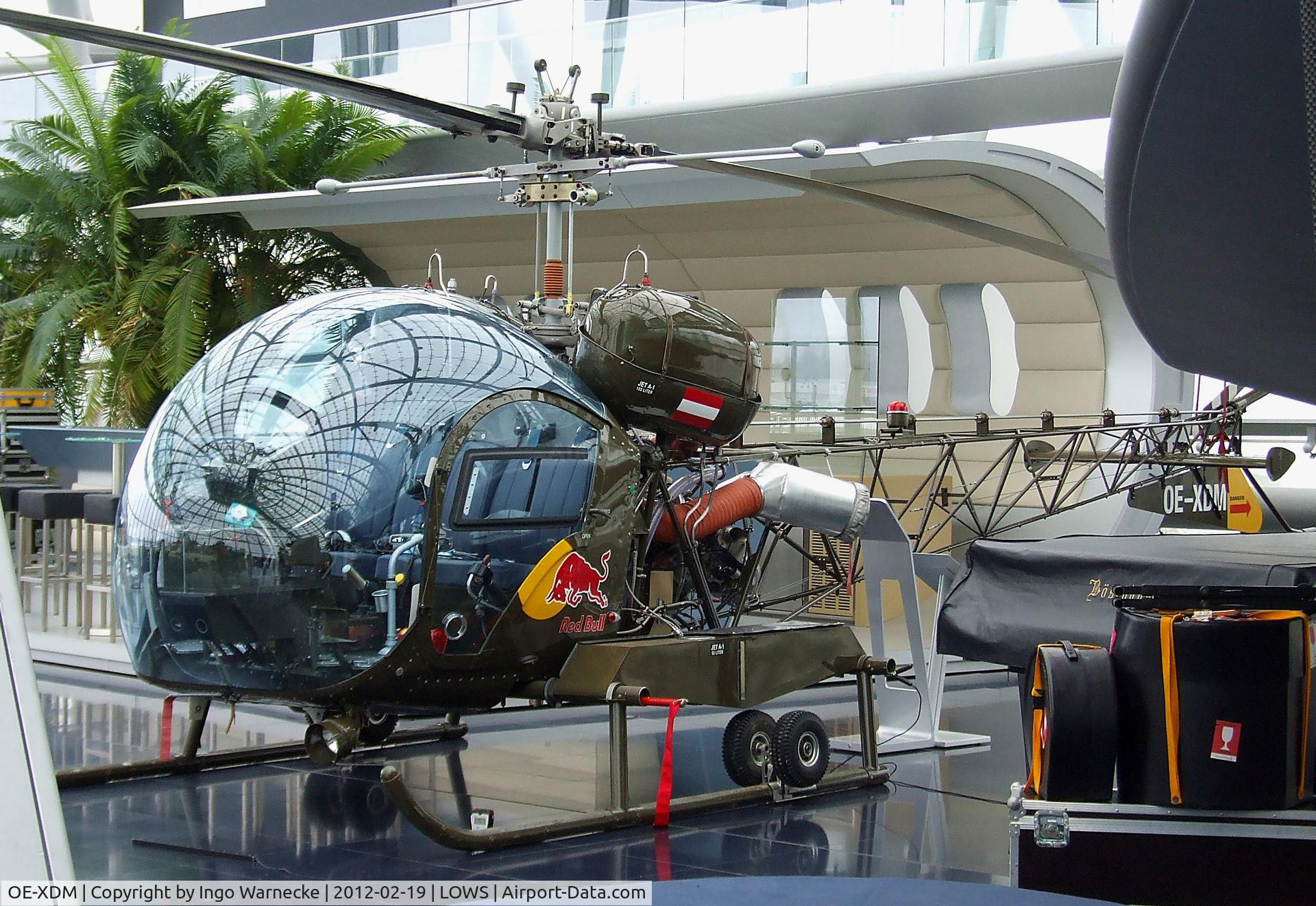 OE-XDM, 1966 Bell-Soloy 47G-3B-1T C/N 3575, Bell-Soloy 47G-3B-1T at the Red Bull Air Museum in Hangar 7, Salzburg