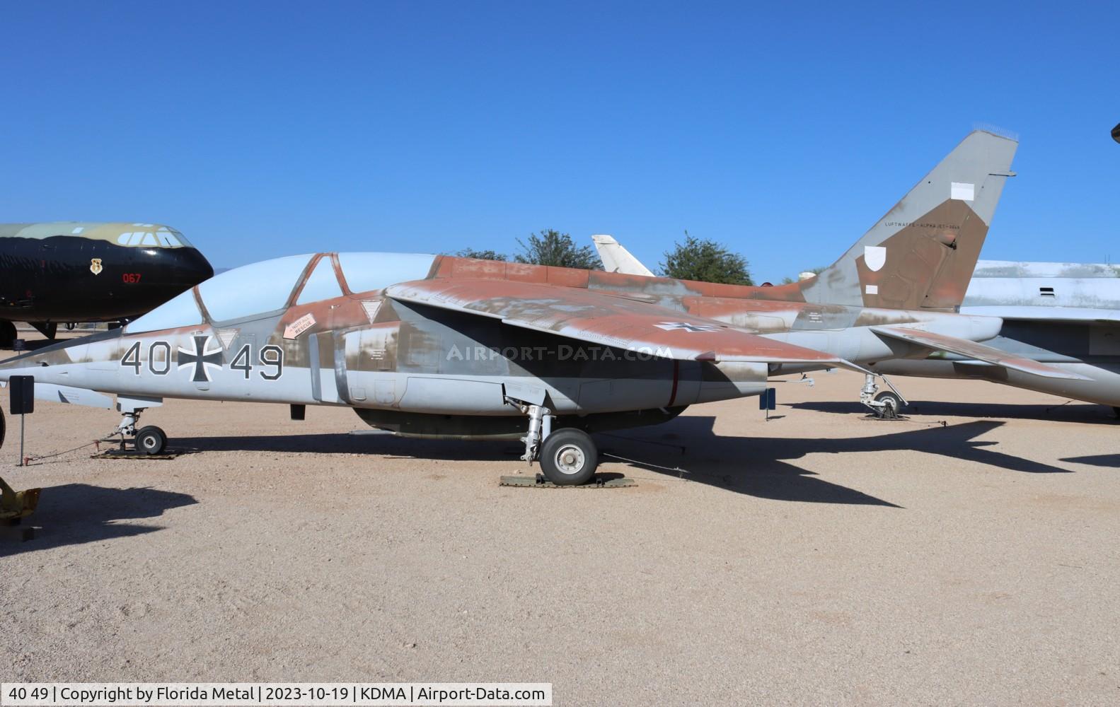 40 49, 1978 Dassault-Dornier Alpha Jet A C/N 0049, Alpha Jet zx
