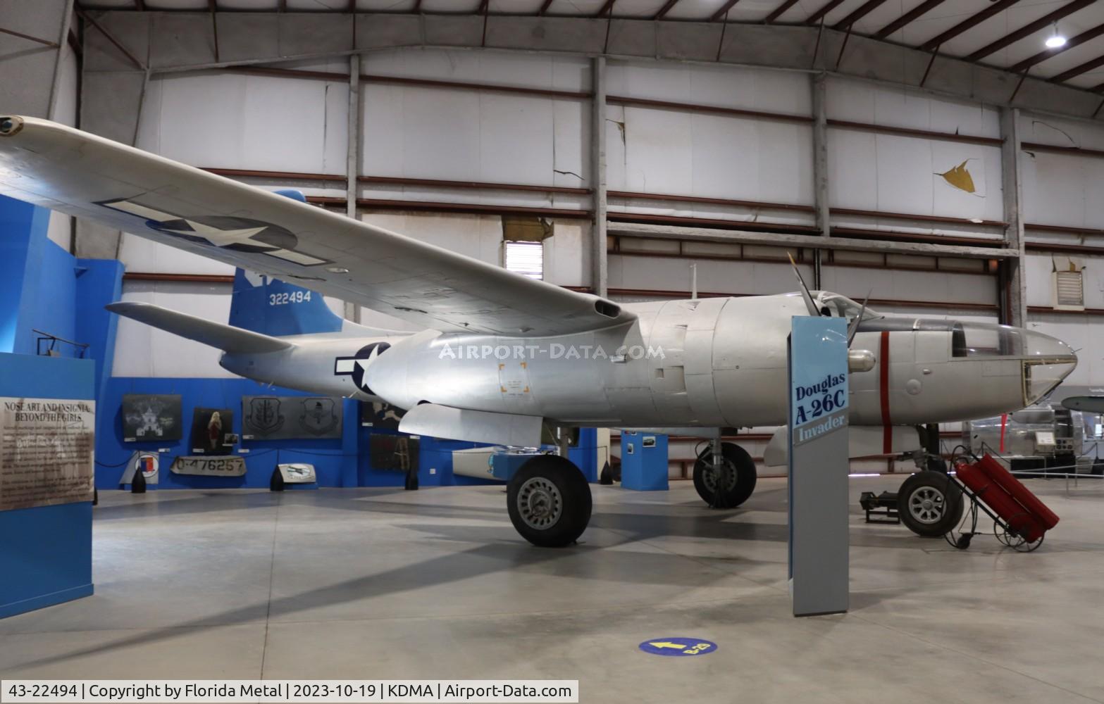 43-22494, 1943 Douglas A-26C Invader C/N 18641, A-26 zx