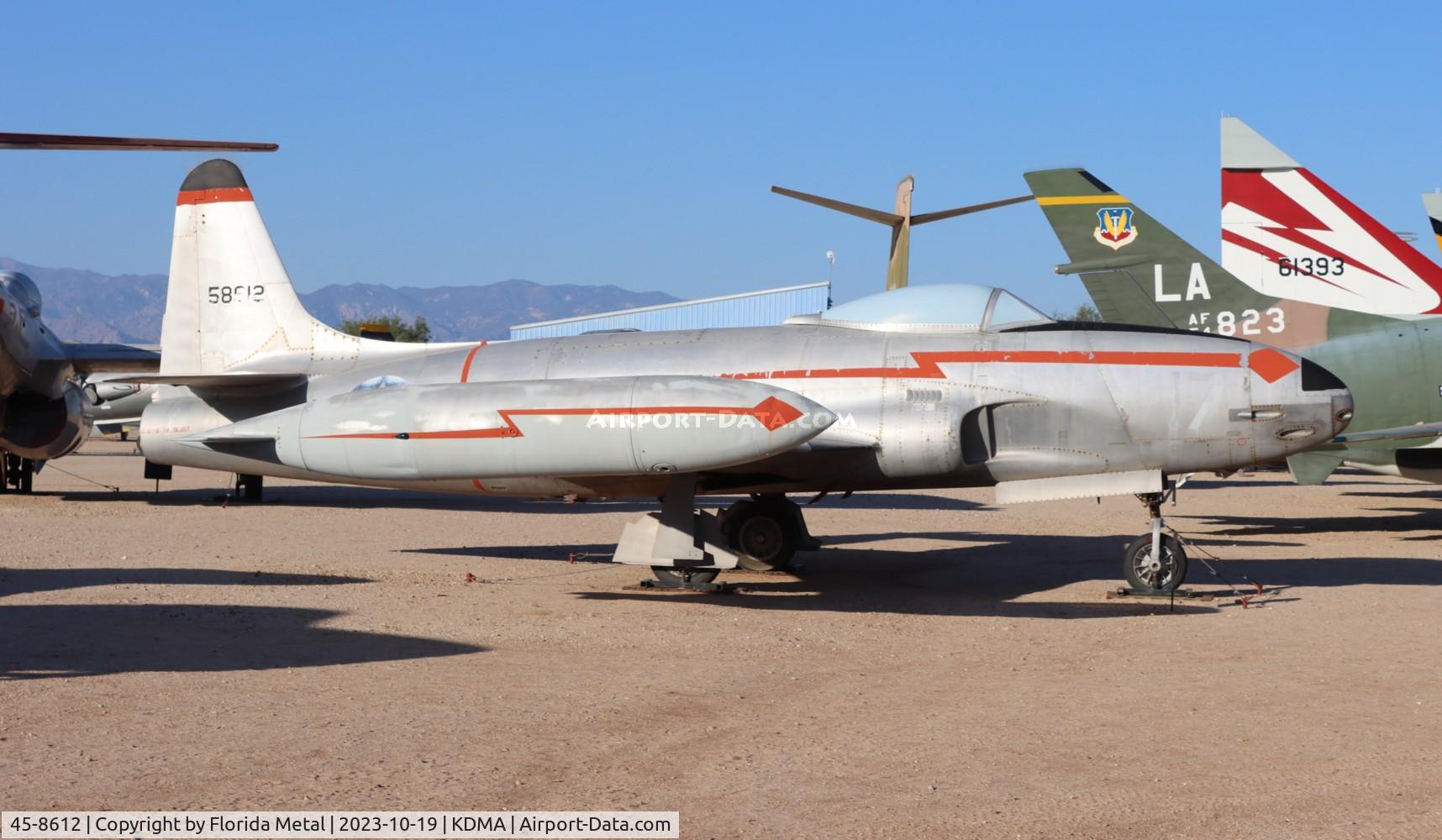 45-8612, 1945 Lockheed P-80B-1-LO Shooting Star C/N 080-1826, P-80 zx