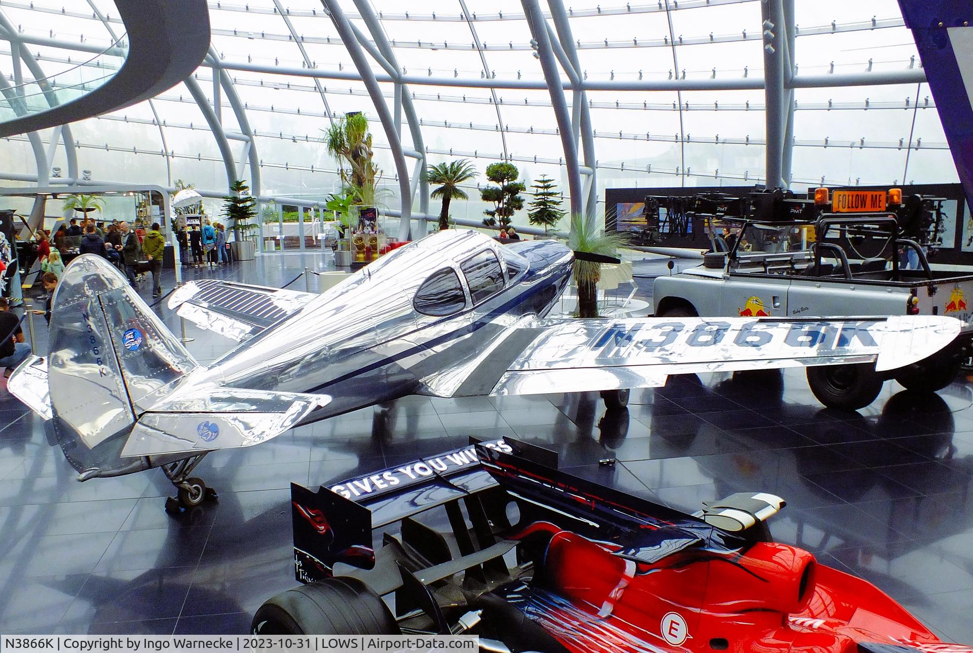 N3866K, 1948 Temco GC-1B Swift C/N 3566, Temco GC-1B Swift at the Hangar 7 / Red Bull Air Museum, Salzburg