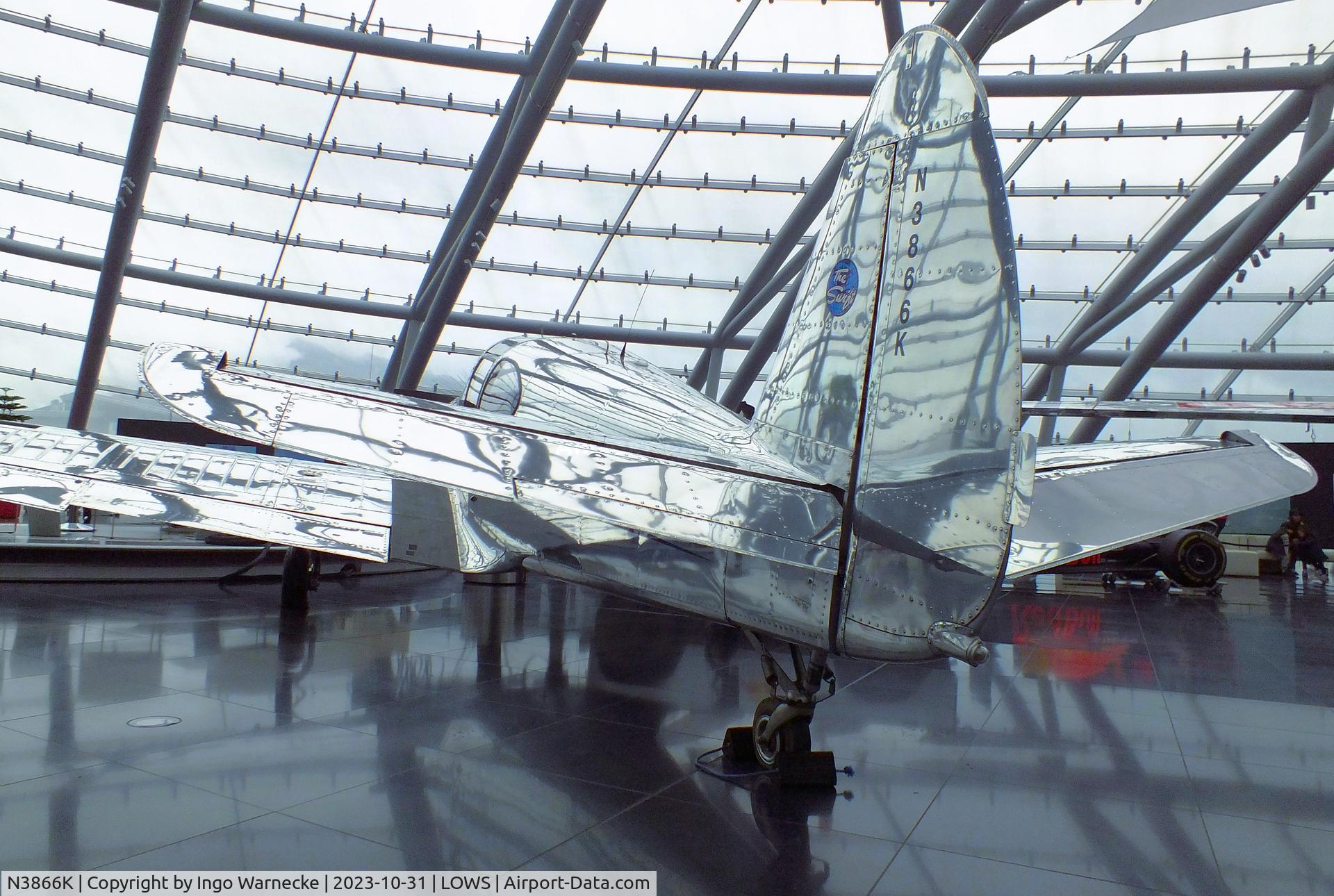 N3866K, 1948 Temco GC-1B Swift C/N 3566, Temco GC-1B Swift at the Hangar 7 / Red Bull Air Museum, Salzburg