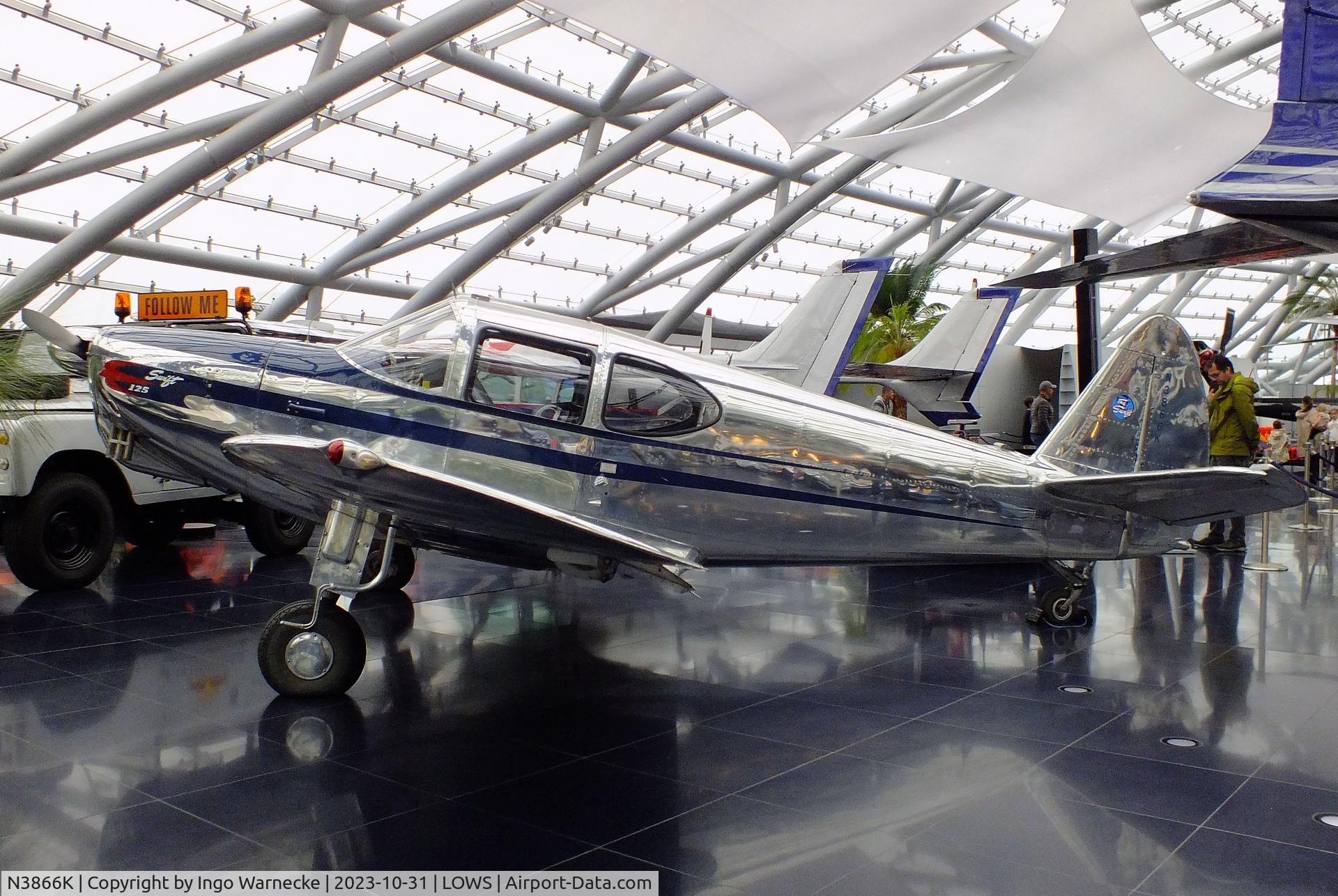 N3866K, 1948 Temco GC-1B Swift C/N 3566, Temco GC-1B Swift at the Hangar 7 / Red Bull Air Museum, Salzburg