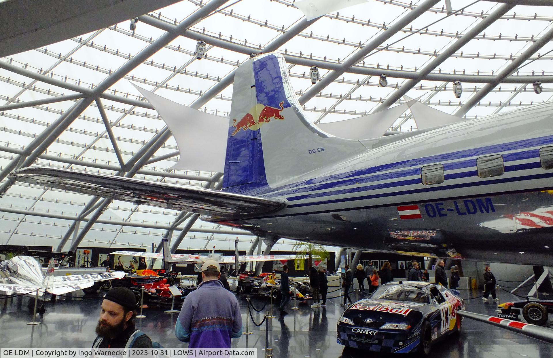 OE-LDM, 1958 Douglas DC-6B C/N 45563, Douglas DC-6B at the Hangar 7 / Red Bull Air Museum, Salzburg