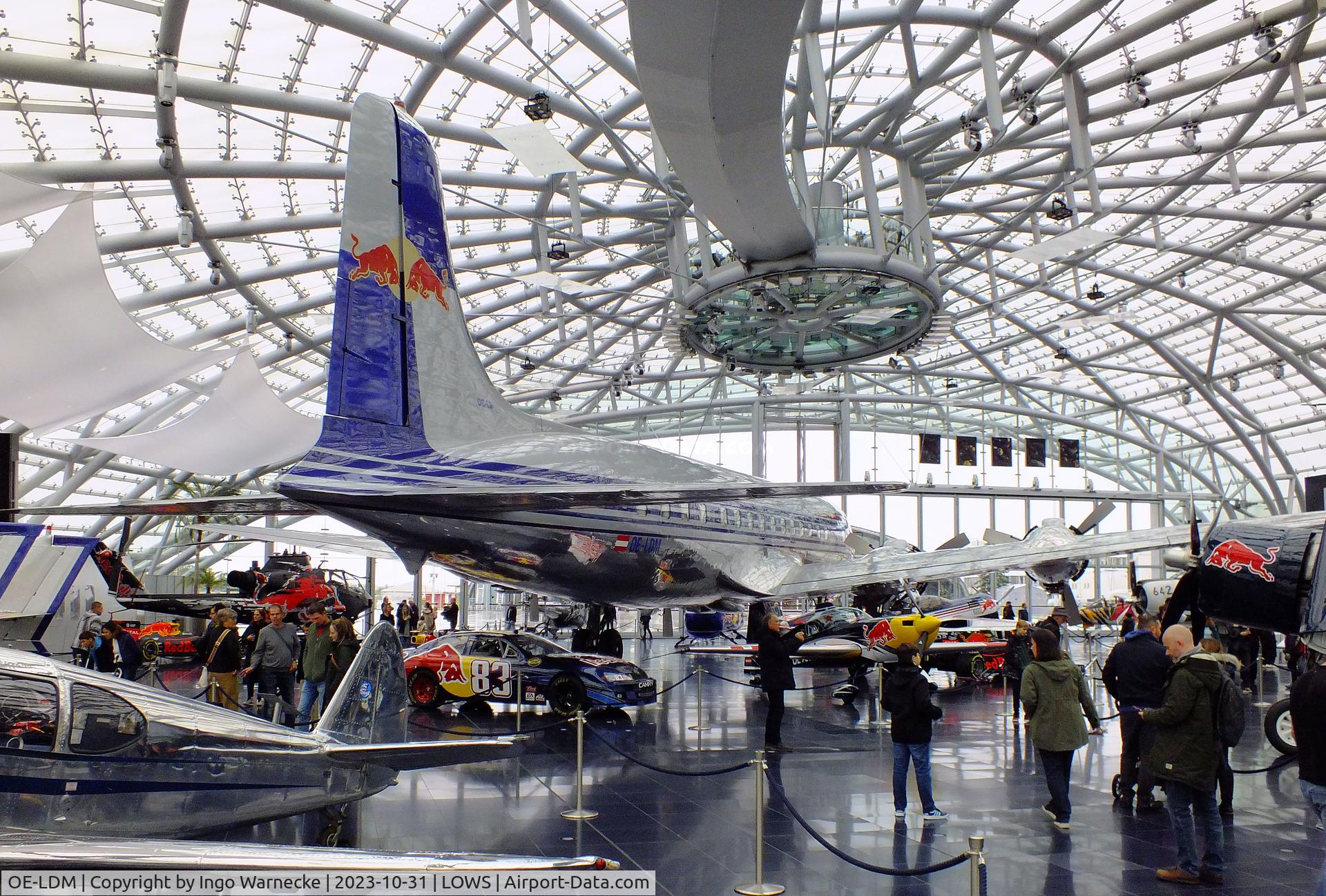 OE-LDM, 1958 Douglas DC-6B C/N 45563, Douglas DC-6B at the Hangar 7 / Red Bull Air Museum, Salzburg