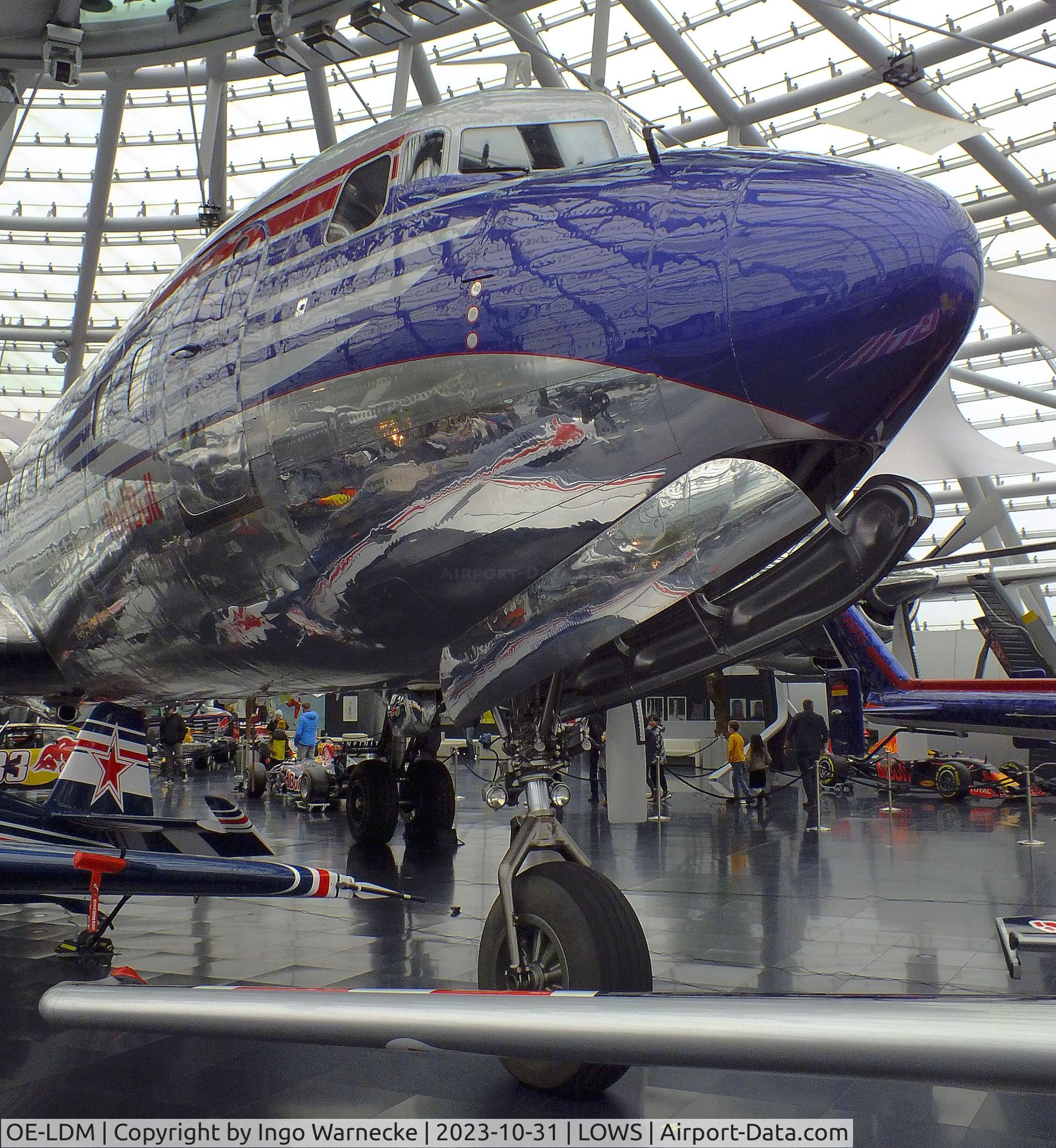 OE-LDM, 1958 Douglas DC-6B C/N 45563, Douglas DC-6B at the Hangar 7 / Red Bull Air Museum, Salzburg