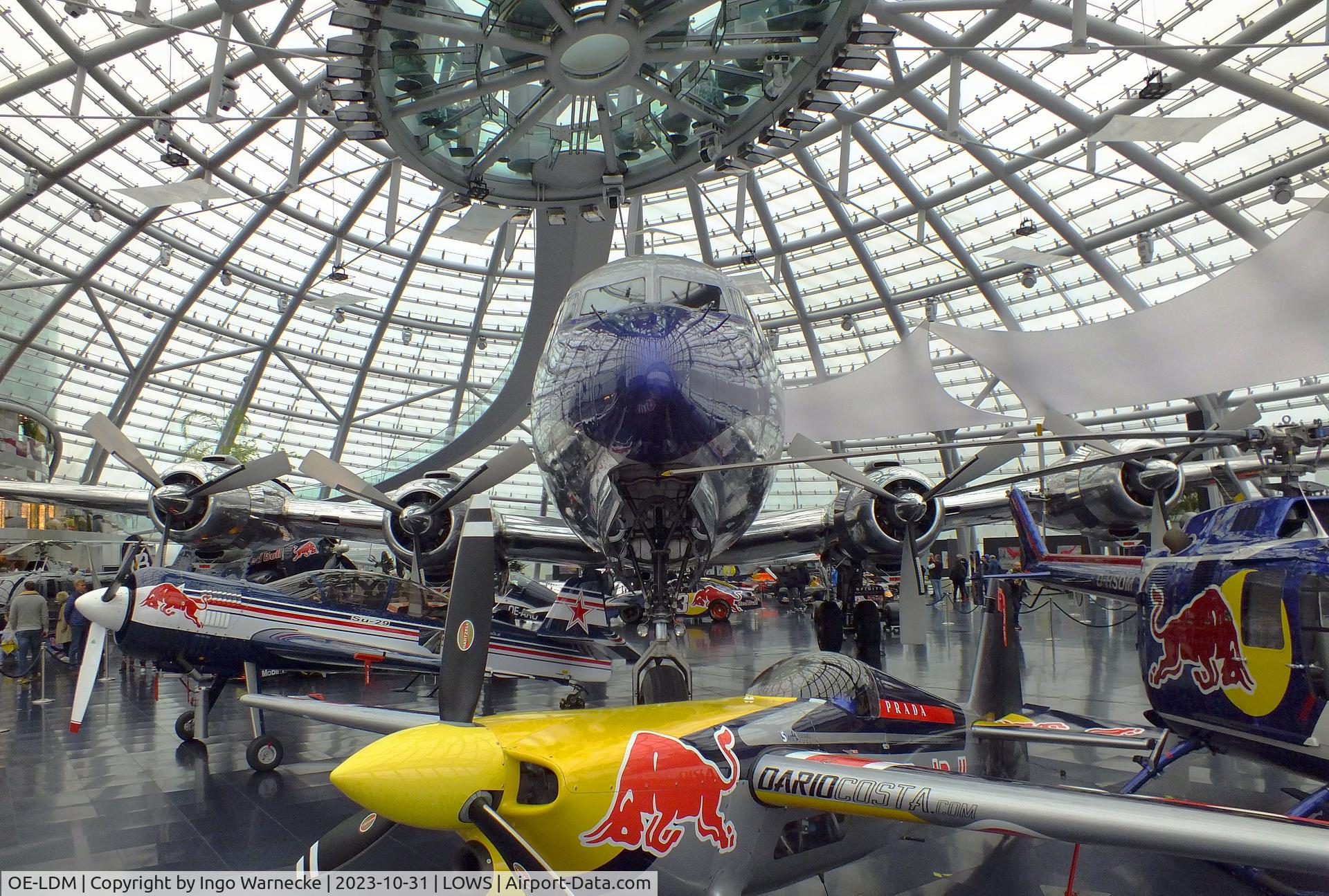 OE-LDM, 1958 Douglas DC-6B C/N 45563, Douglas DC-6B at the Hangar 7 / Red Bull Air Museum, Salzburg
