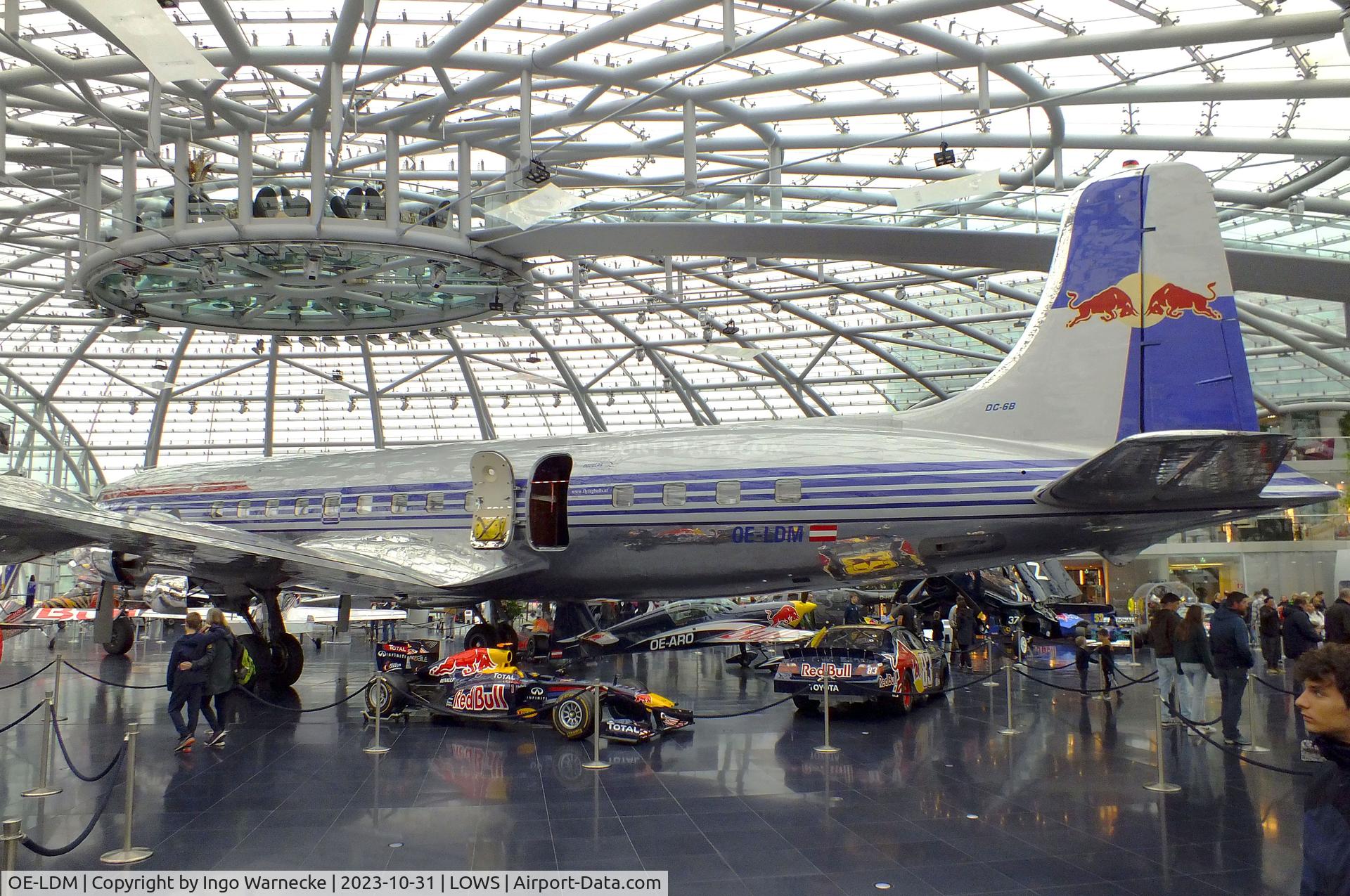 OE-LDM, 1958 Douglas DC-6B C/N 45563, Douglas DC-6B at the Hangar 7 / Red Bull Air Museum, Salzburg