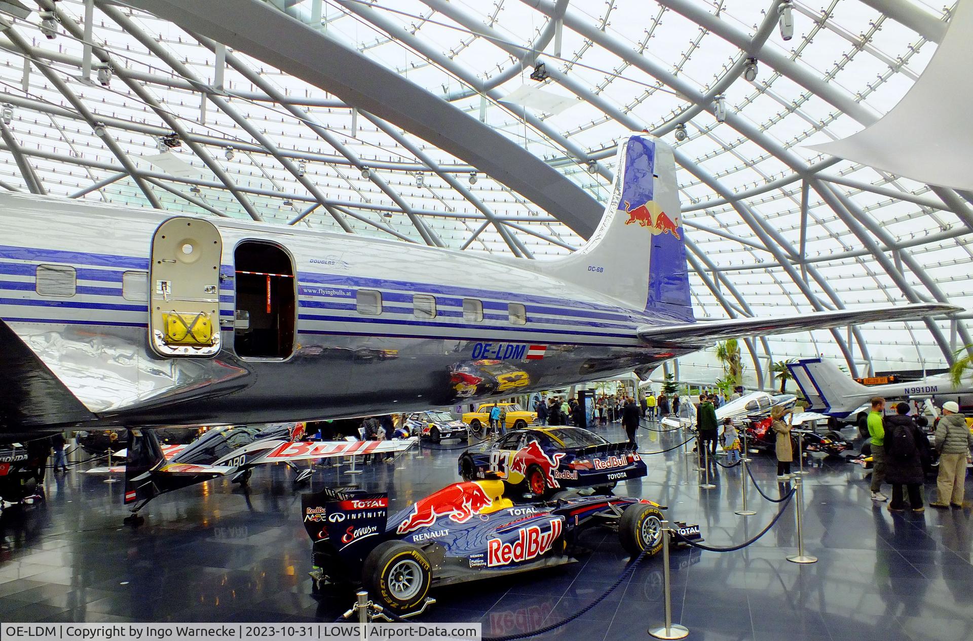OE-LDM, 1958 Douglas DC-6B C/N 45563, Douglas DC-6B at the Hangar 7 / Red Bull Air Museum, Salzburg