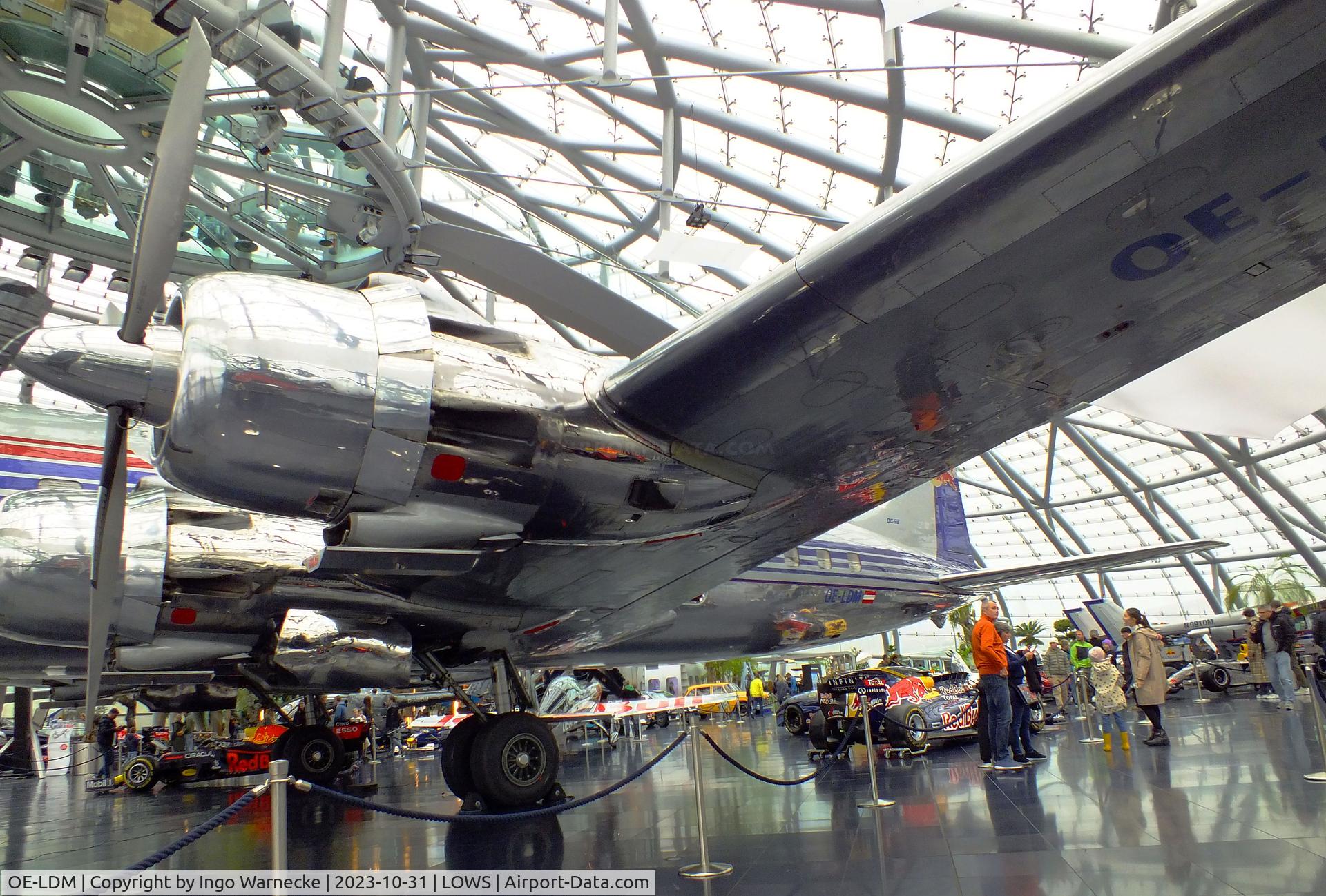 OE-LDM, 1958 Douglas DC-6B C/N 45563, Douglas DC-6B at the Hangar 7 / Red Bull Air Museum, Salzburg