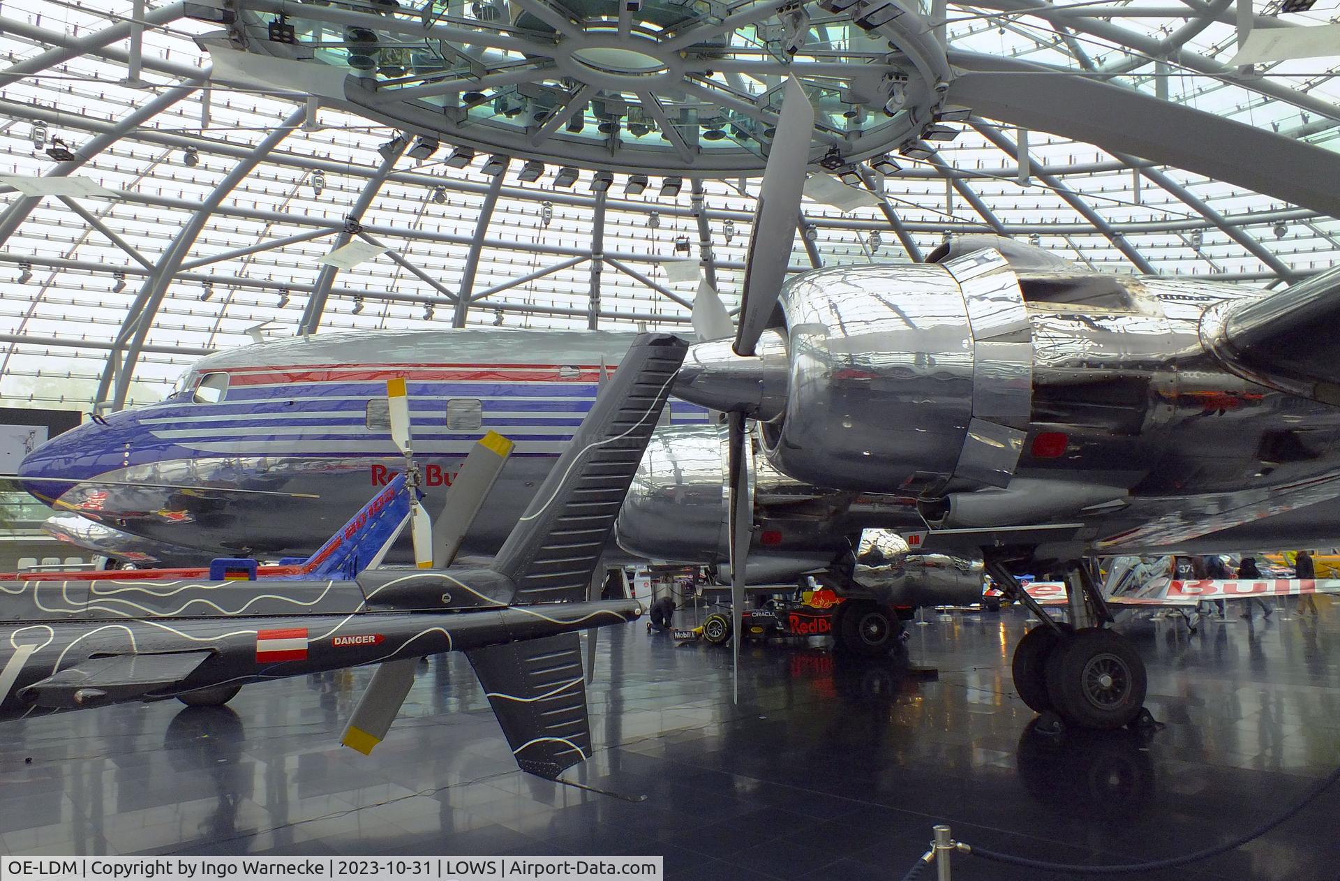 OE-LDM, 1958 Douglas DC-6B C/N 45563, Douglas DC-6B at the Hangar 7 / Red Bull Air Museum, Salzburg
