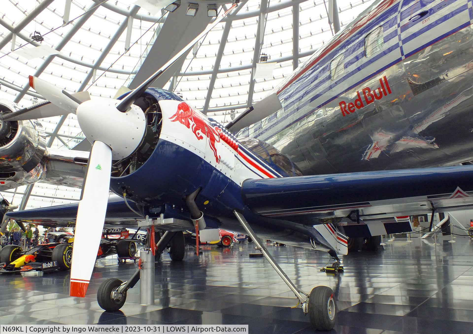 N69KL, 2000 Sukhoi Su-29 C/N 90-04, Sukhoi Su-29 at the Hangar 7 / Red Bull Air Museum, Salzburg