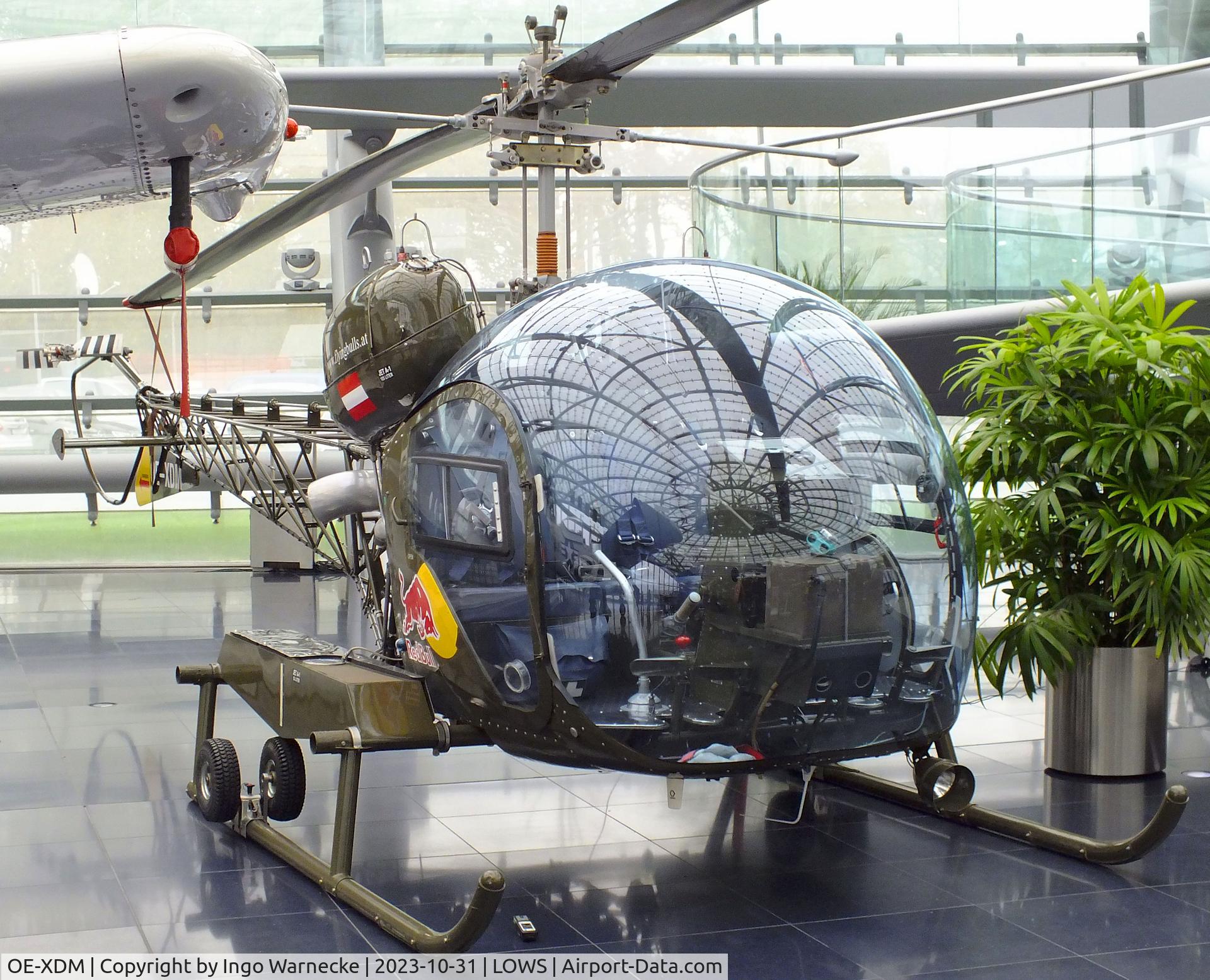 OE-XDM, 1966 Bell-Soloy 47G-3B-1T C/N 3575, Bell-Soloy 47G-3B-1T at the Hangar 7 / Red Bull Air Museum, Salzburg