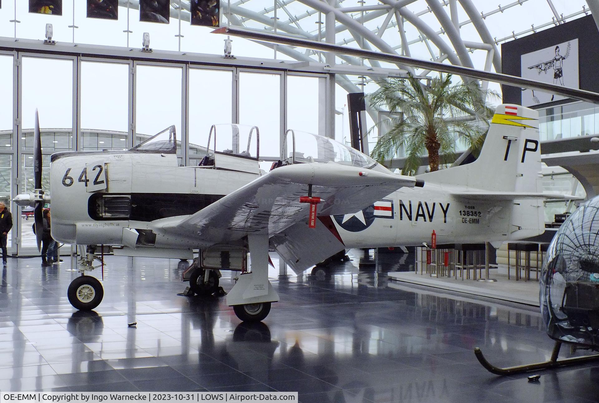 OE-EMM, 1955 North American T-28B Trojan C/N 200-423, North American T-28B Trojan at the Hangar 7 / Red Bull Air Museum, Salzburg