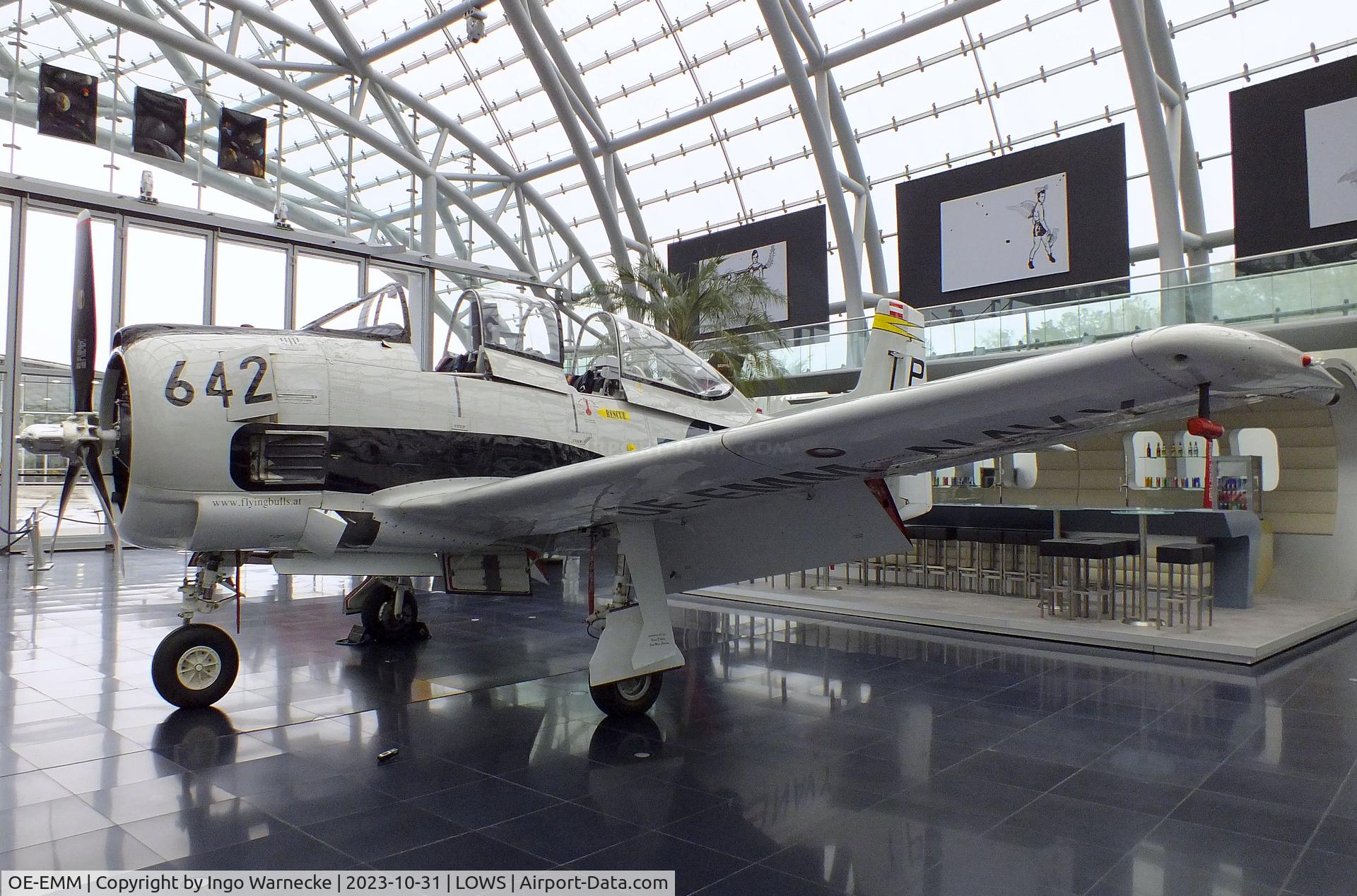 OE-EMM, 1955 North American T-28B Trojan C/N 200-423, North American T-28B Trojan at the Hangar 7 / Red Bull Air Museum, Salzburg