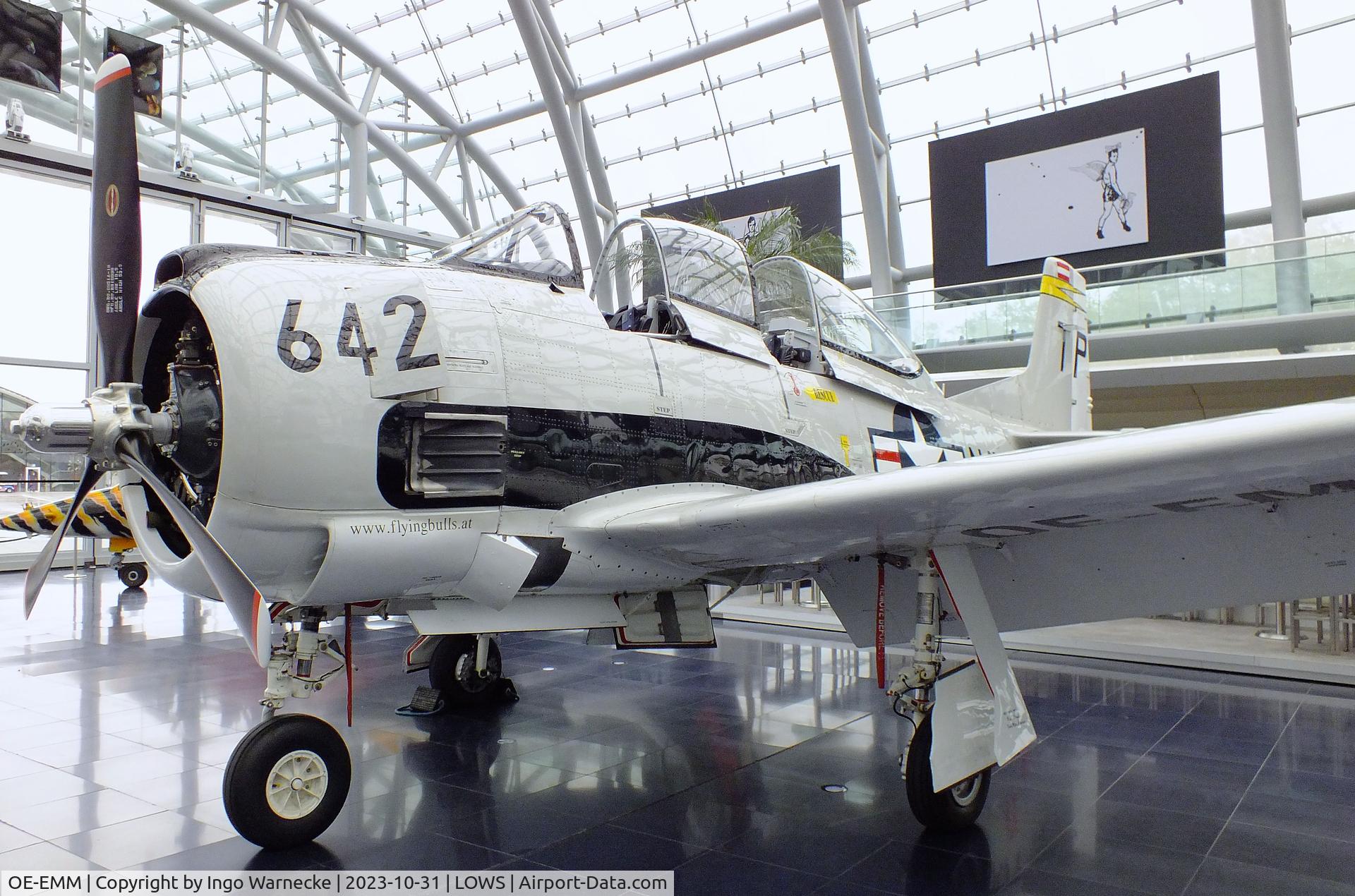 OE-EMM, 1955 North American T-28B Trojan C/N 200-423, North American T-28B Trojan at the Hangar 7 / Red Bull Air Museum, Salzburg