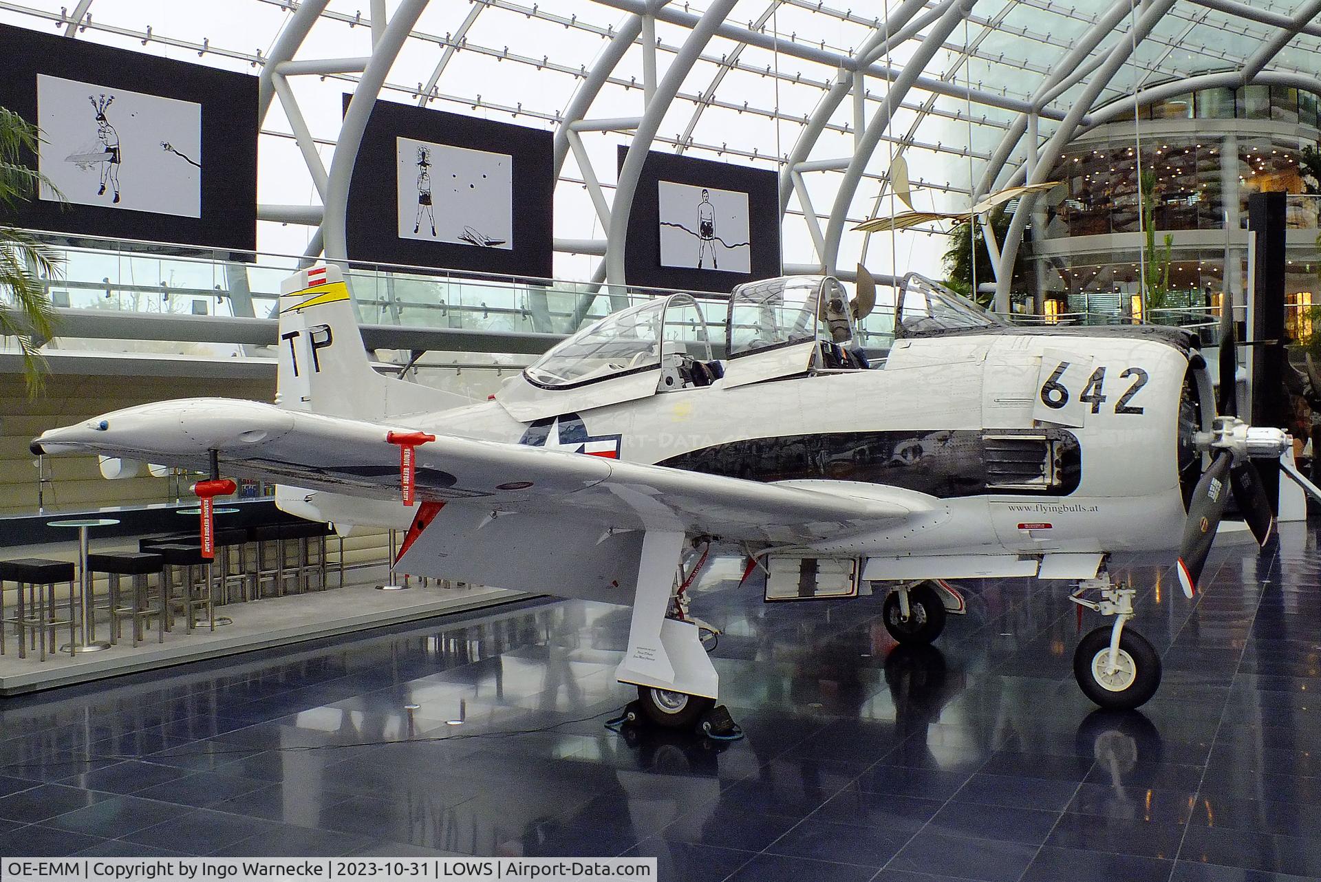 OE-EMM, 1955 North American T-28B Trojan C/N 200-423, North American T-28B Trojan at the Hangar 7 / Red Bull Air Museum, Salzburg