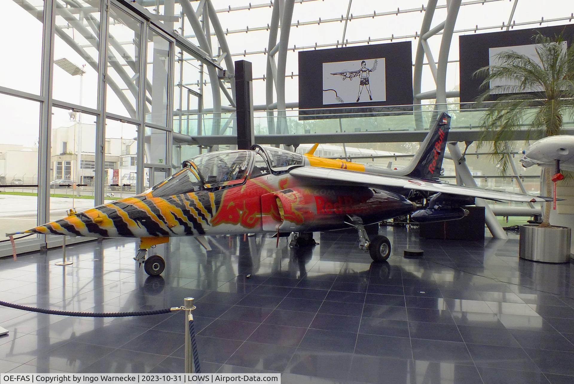 OE-FAS, Dassault-Dornier Alpha Jet A C/N 0090, Dassault-Breguet/Dornier Alpha Jet A at the Hangar 7 / Red Bull Air Museum, Salzburg