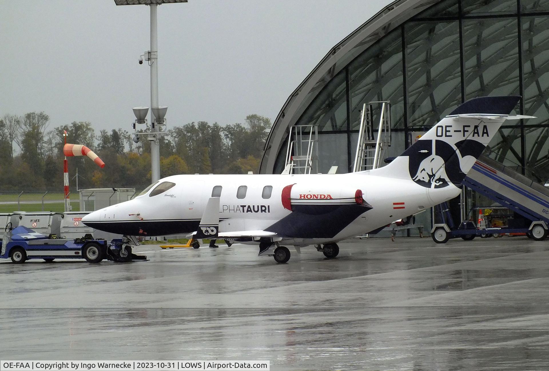 OE-FAA, 2020 Honda HA-420 HondaJet C/N 42000192, Honda HA-420 HondaJet outside Hangar 8 at Salzburg airport W.A.Mozart