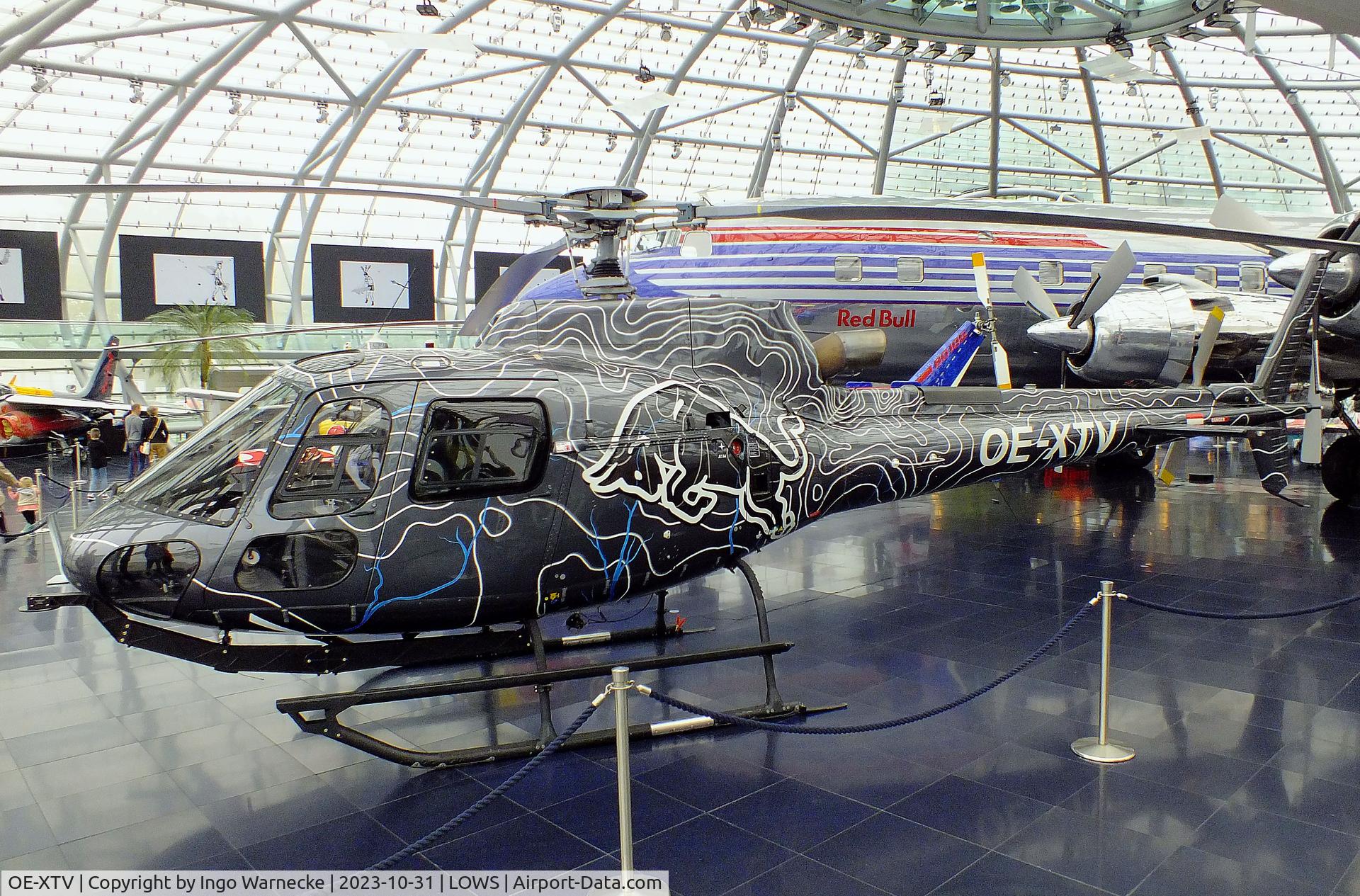 OE-XTV, 2009 Eurocopter AS-350B-3+ Ecureuil Ecureuil C/N 4745, Eurocopter AS.350B-3+ Ecureuil at the Hangar 7 / Red Bull Air Museum, Salzburg