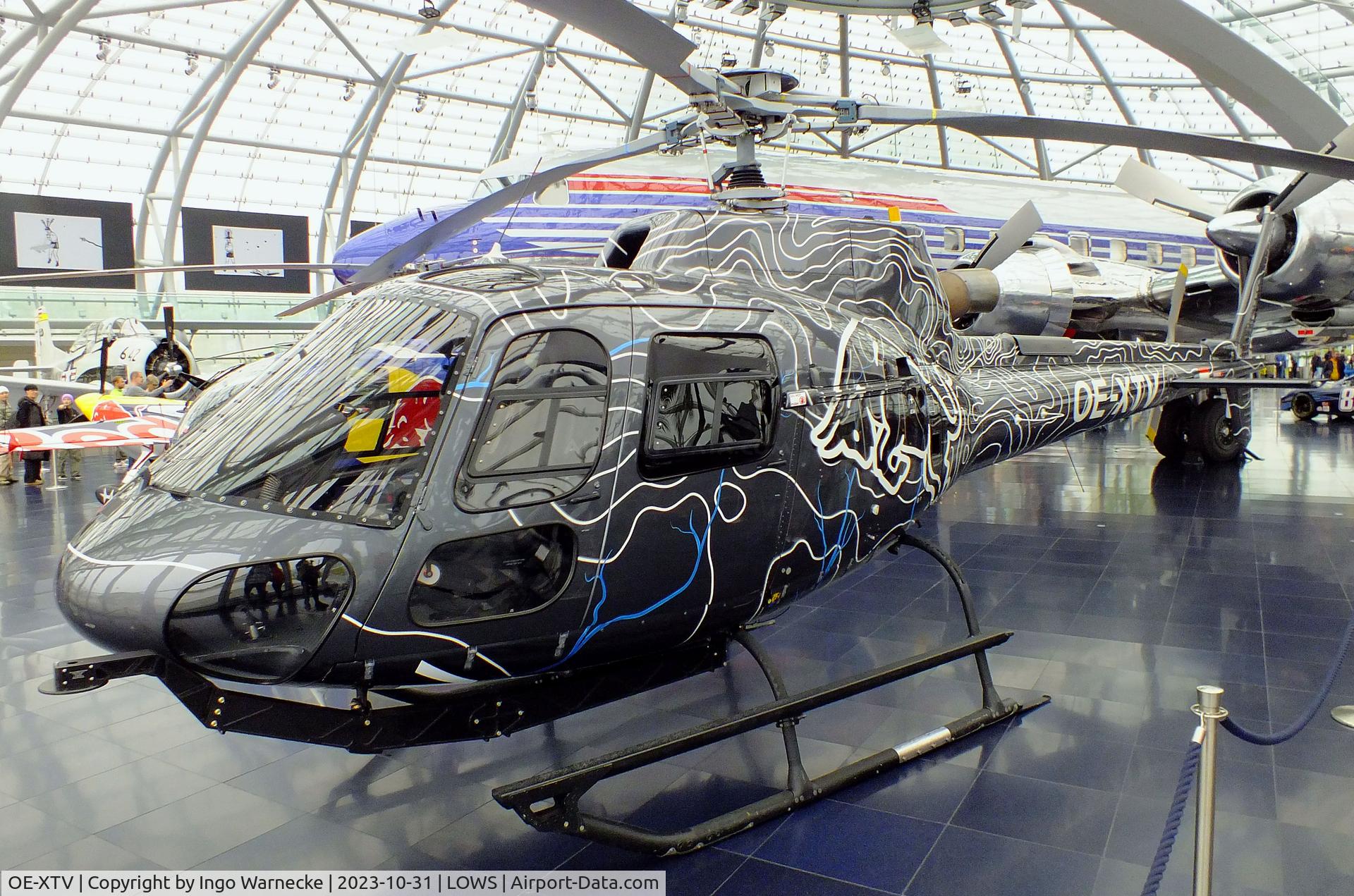 OE-XTV, 2009 Eurocopter AS-350B-3+ Ecureuil Ecureuil C/N 4745, Eurocopter AS.350B-3+ Ecureuil at the Hangar 7 / Red Bull Air Museum, Salzburg