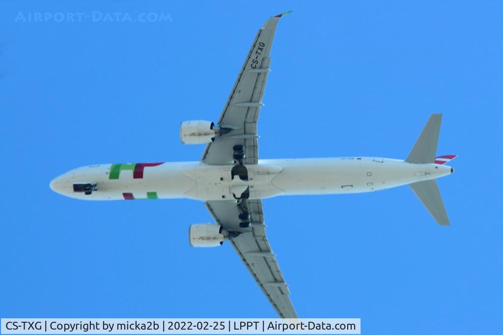 CS-TXG, 2021 Airbus A321-251NX C/N 10157, Landing