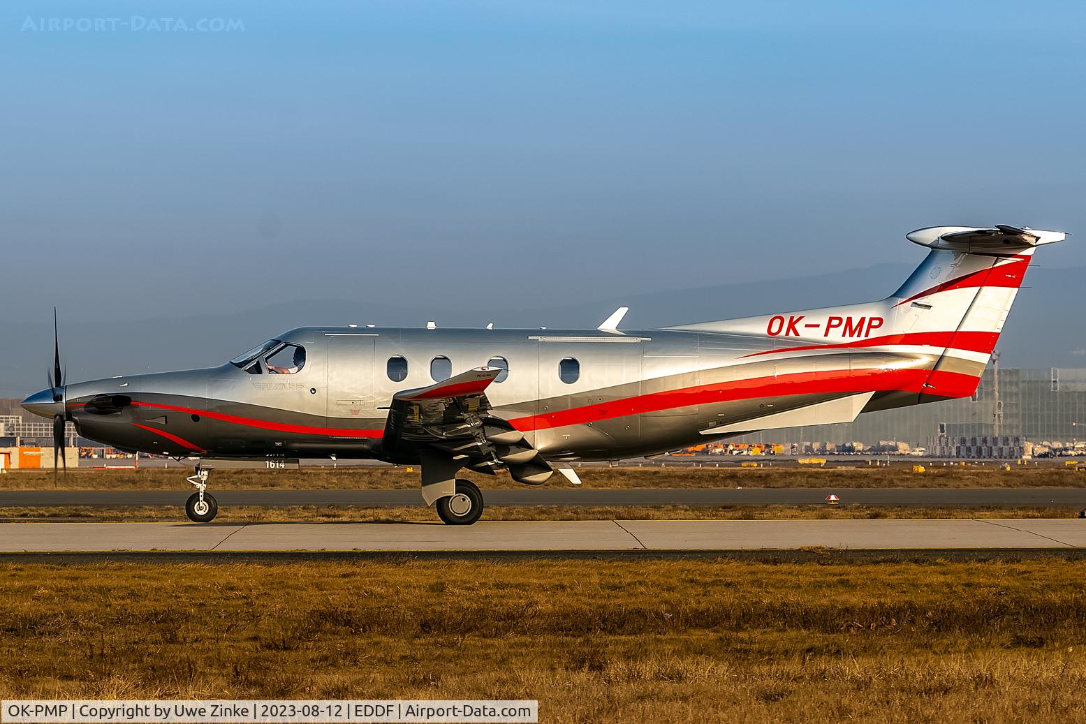 OK-PMP, 2016 Pilatus PC-12/47E C/N 1614, Taxing to Runway 18