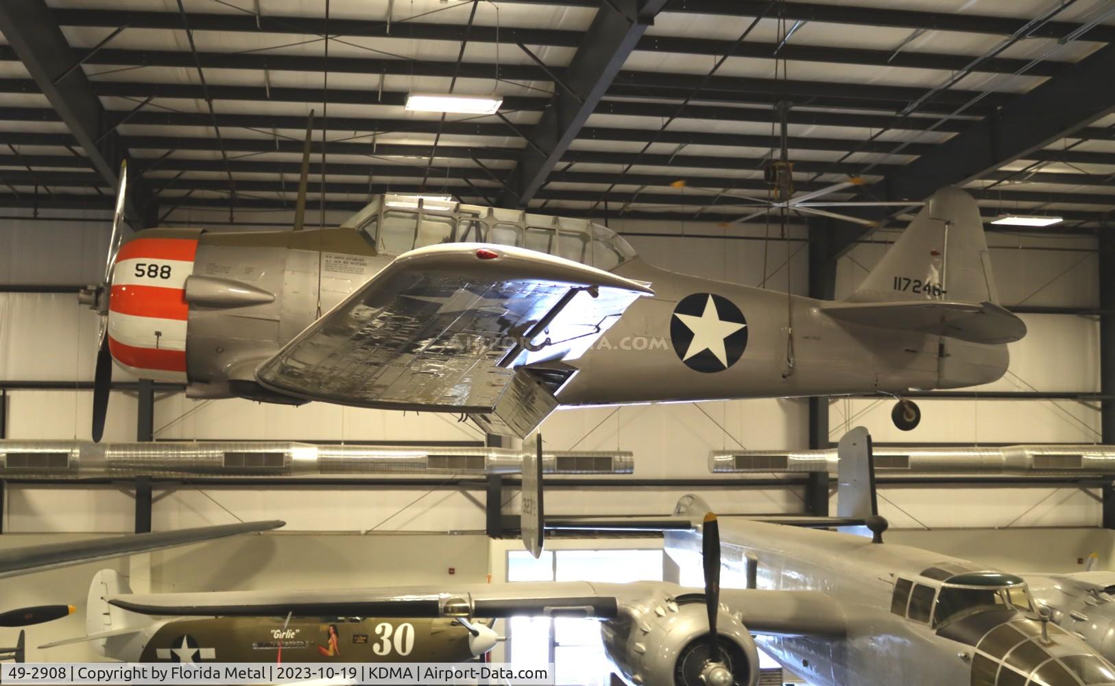 49-2908, 1949 North American T-6G Texan C/N 84-7624, T-6 zx