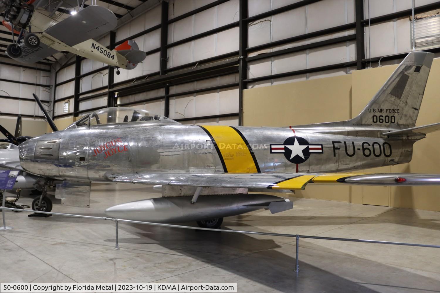 50-0600, 1951 North American F-86E Sabre C/N 170-22, F-86 zx