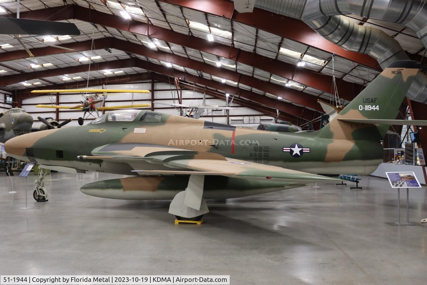 51-1944, Republic RF-84F Thunderflash C/N Not found 51-1944, F-84F zx