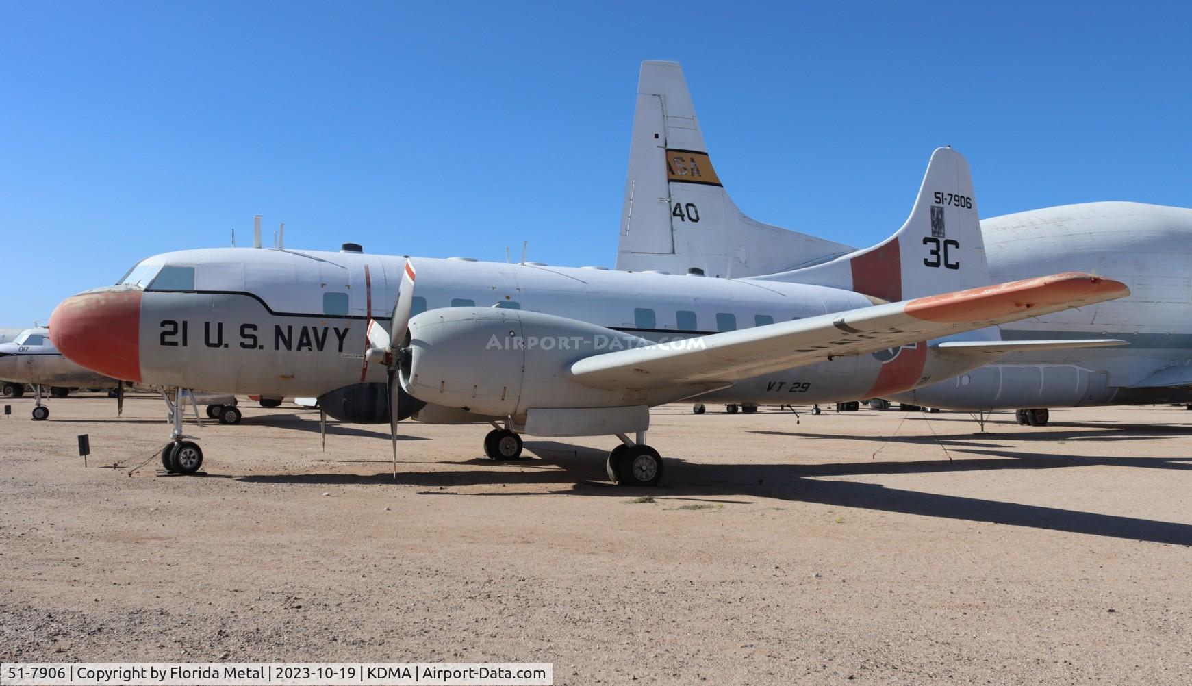 51-7906, 1951 Convair T-29B C/N 240-318, T-29 zx