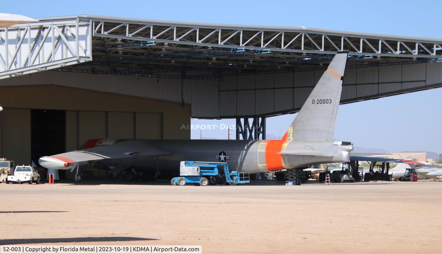 52-003, 1952 Boeing NB-52A Stratofortress C/N 16493, NB-52A zx