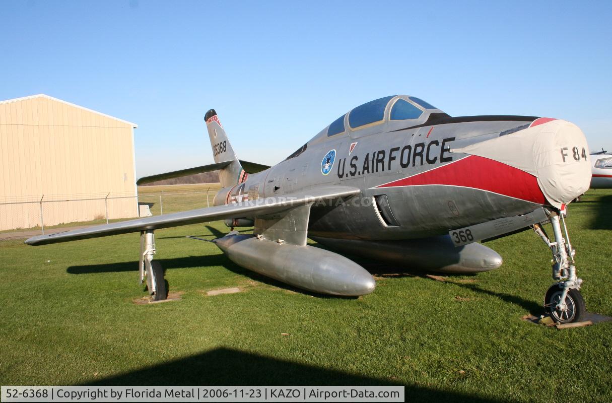 52-6368, Republic F-84F Thunderstreak C/N Not found 52-6368, F-84 zx