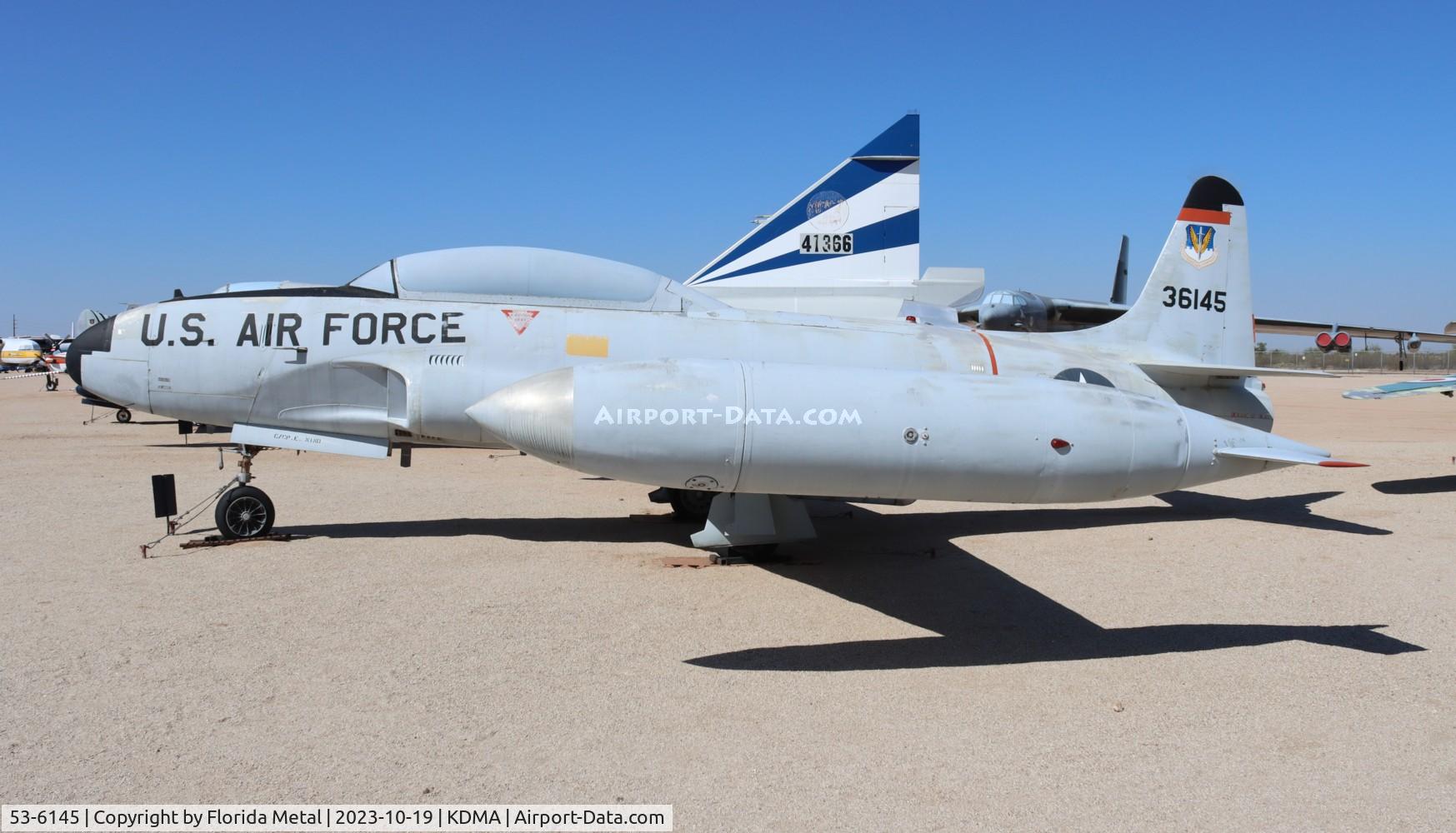 53-6145, 1953 Lockheed T-33A Shooting Star C/N 580-9767, T-33 zx
