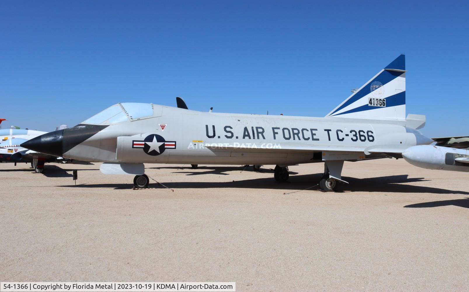 54-1366, 1954 Convair TF-102A Delta Dagger C/N Not found 54-1366, F-102 zx