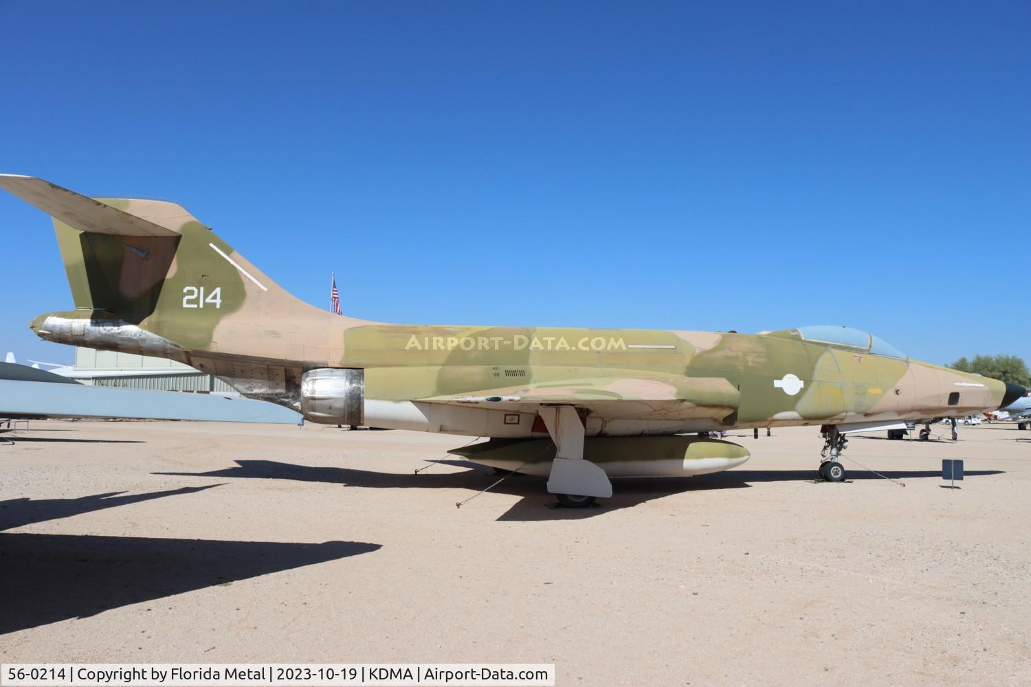 56-0214, 1956 McDonnell RF-101C Voodoo C/N 230, F-101 zx