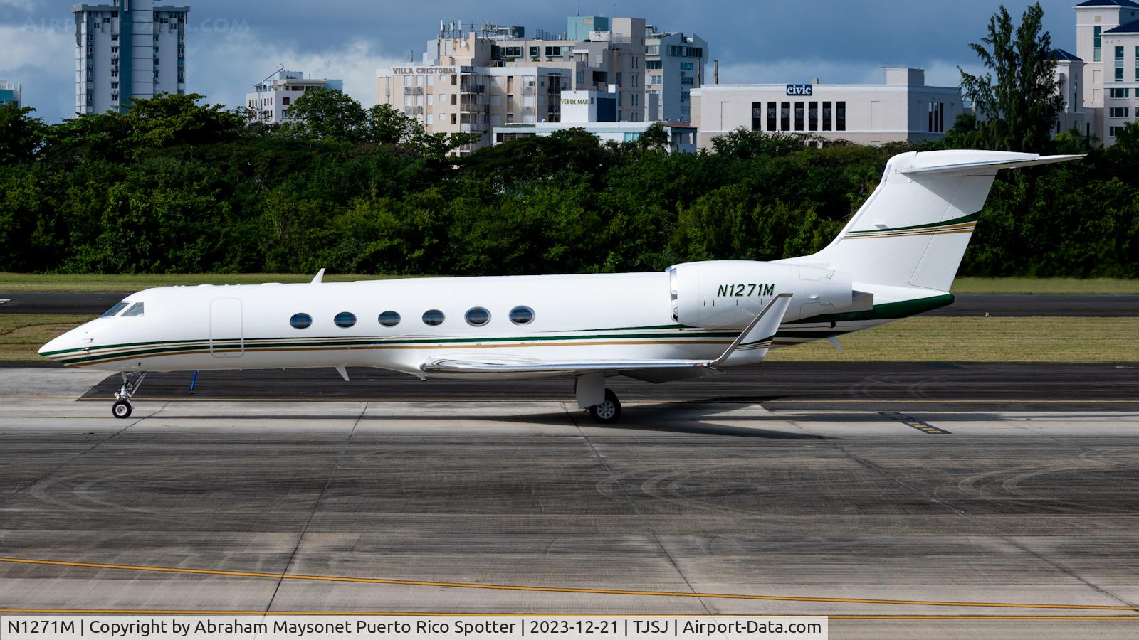 N1271M, Gulfstream V C/N 538, New aircraft on data base