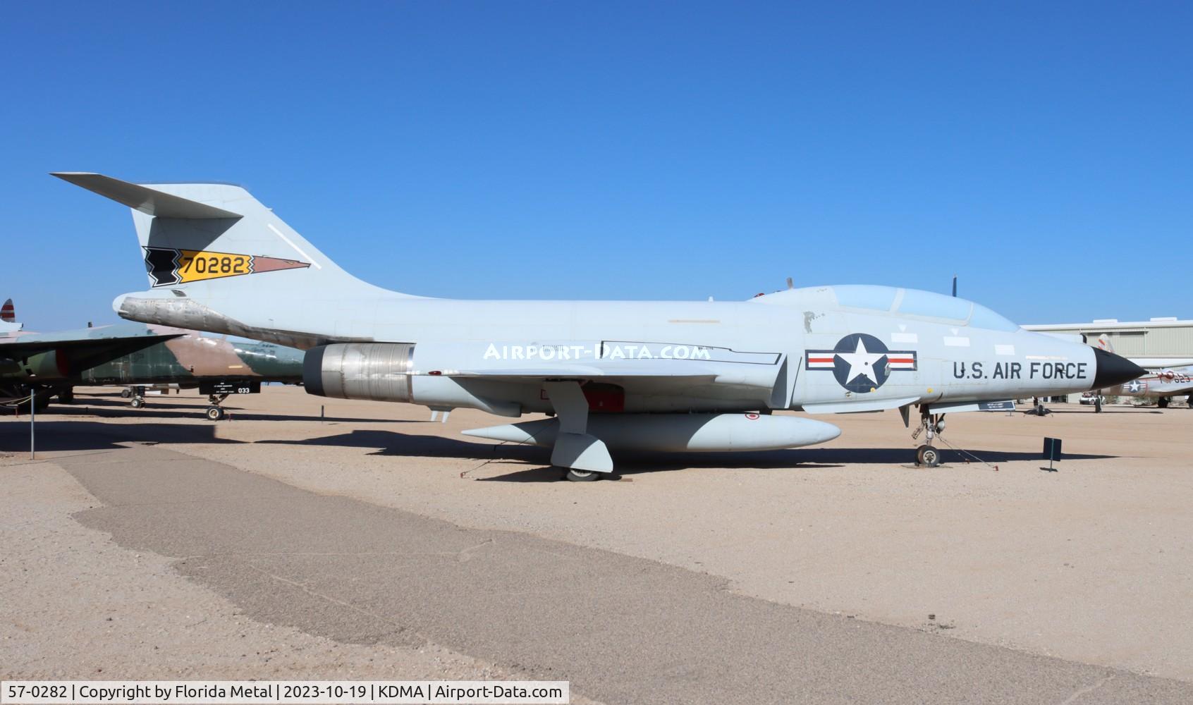 57-0282, 1957 McDonnell F-101B-85-MC Voodoo C/N 460, F-101 zx