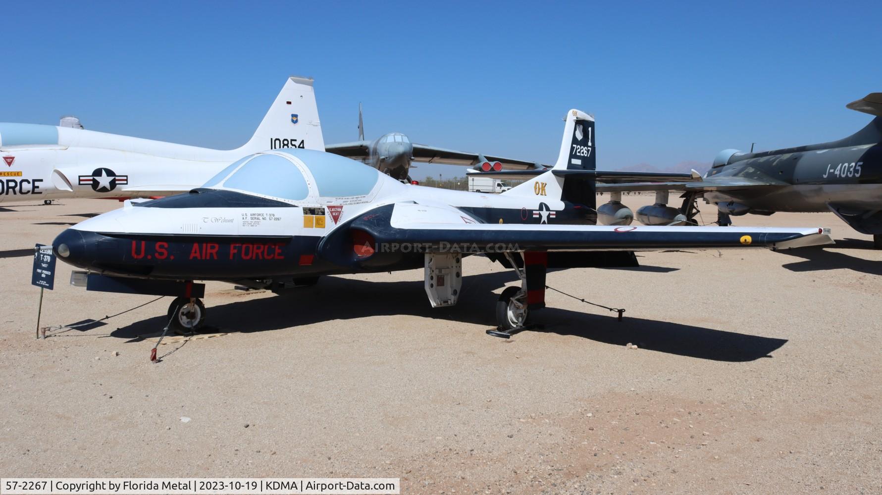 57-2267, 1957 Cessna OT-37B Tweety Bird C/N 40200, T-37 zx