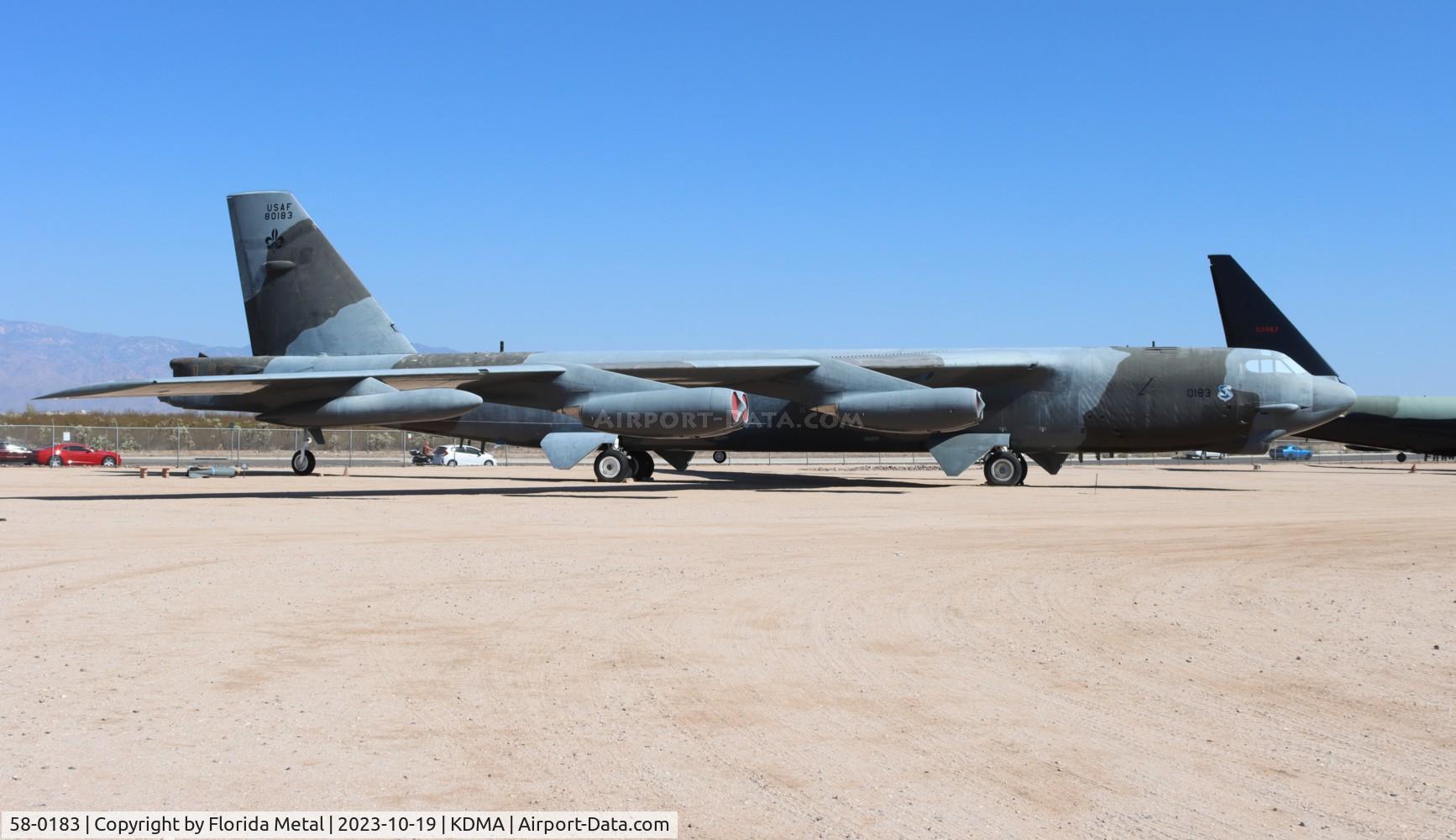 58-0183, 1958 Boeing B-52G Stratofortress C/N 464251, B-52G zx