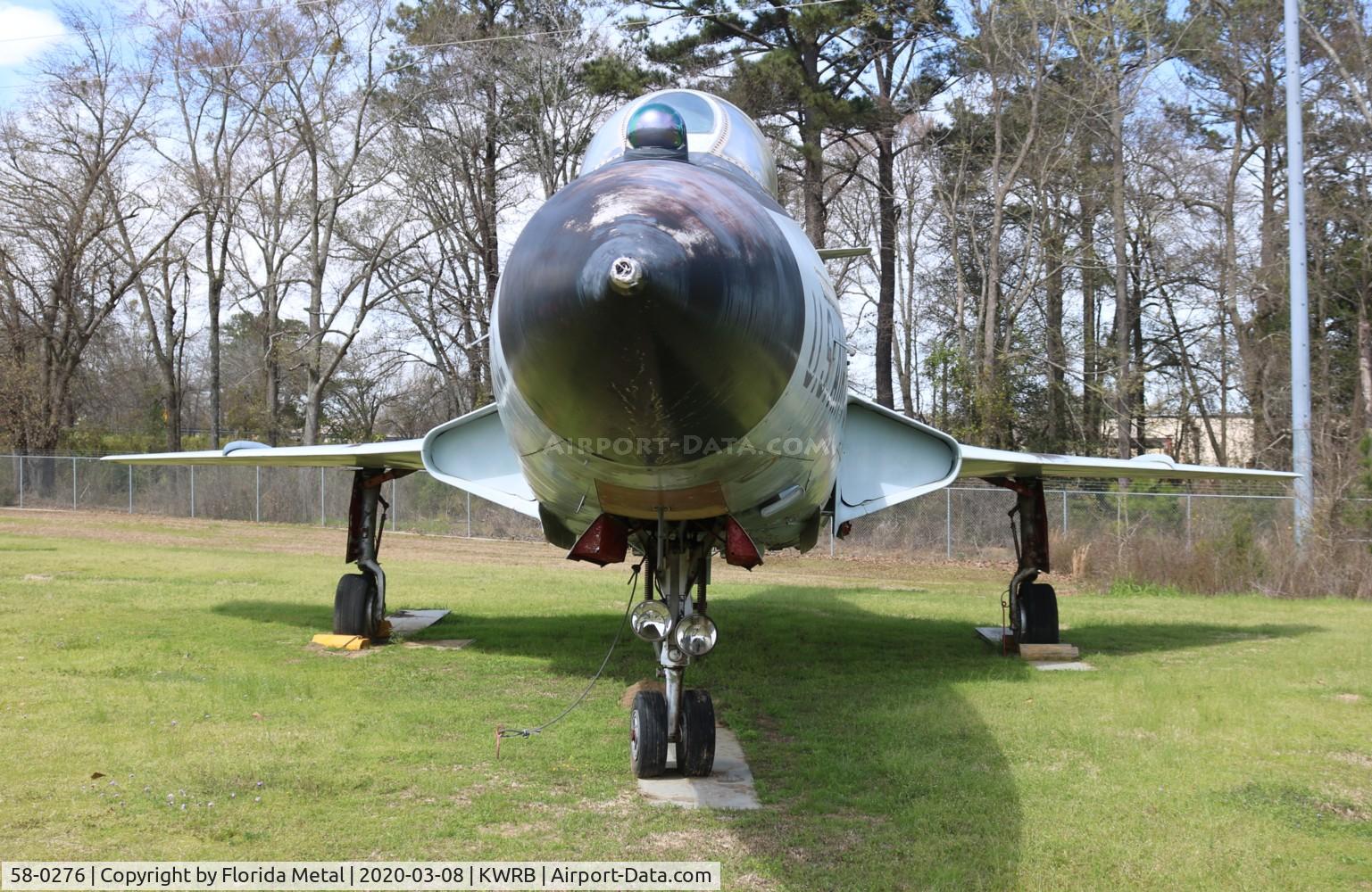58-0276, 1958 McDonnell F-101F Voodoo C/N 652, F-101 zx