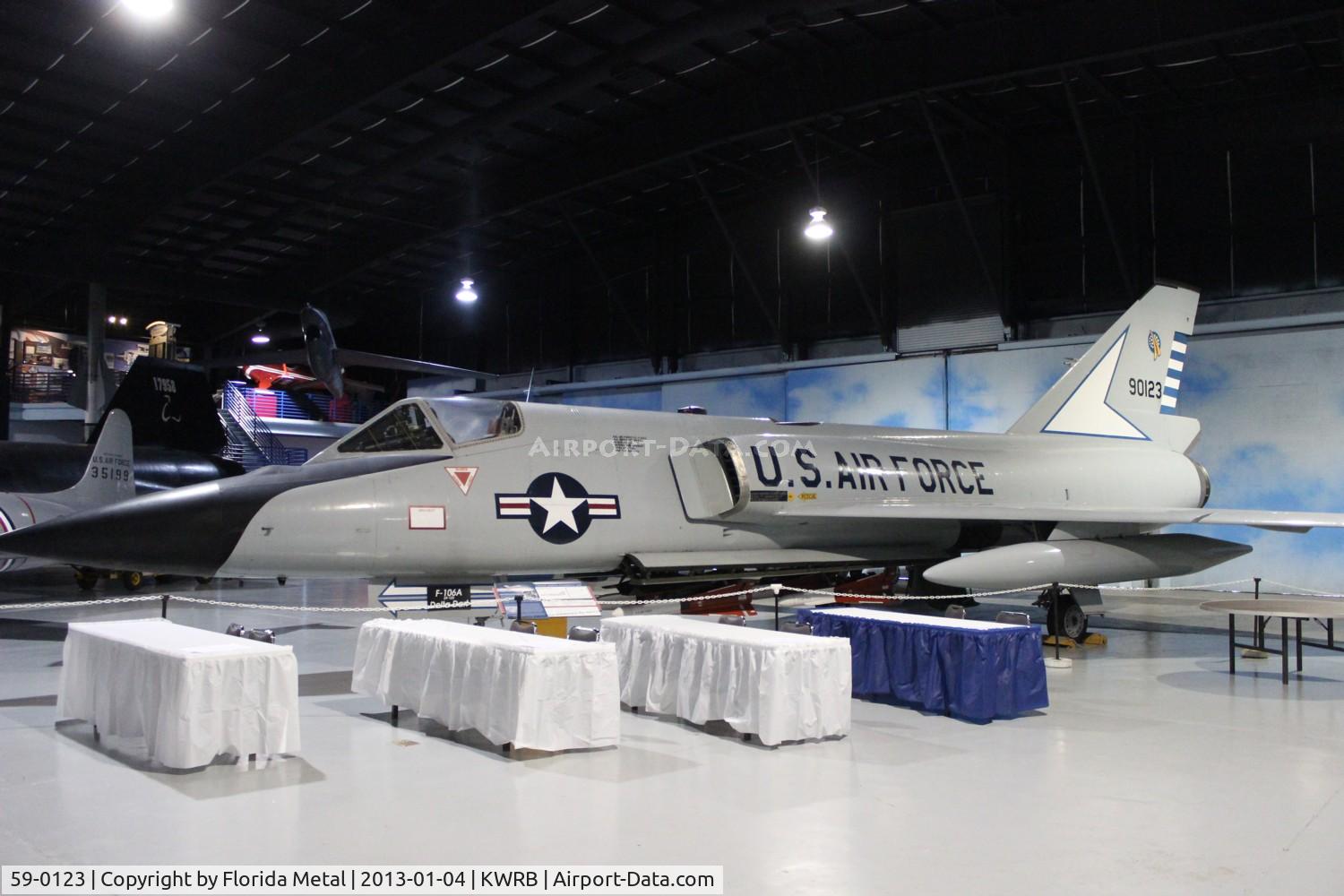 59-0123, 1959 Convair F-106A Delta Dart C/N 8-31-11, F-106 zx