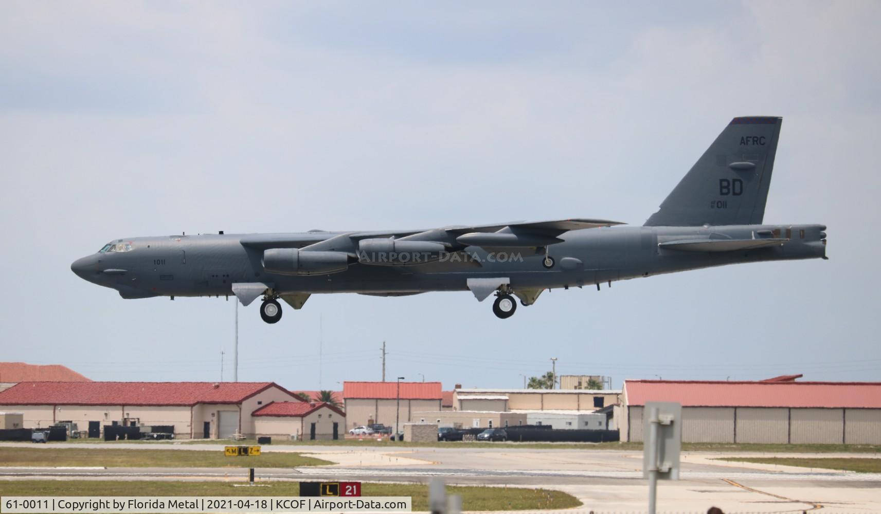 61-0011, 1961 Boeing B-52H Stratofortress C/N 464438, B-52H zx