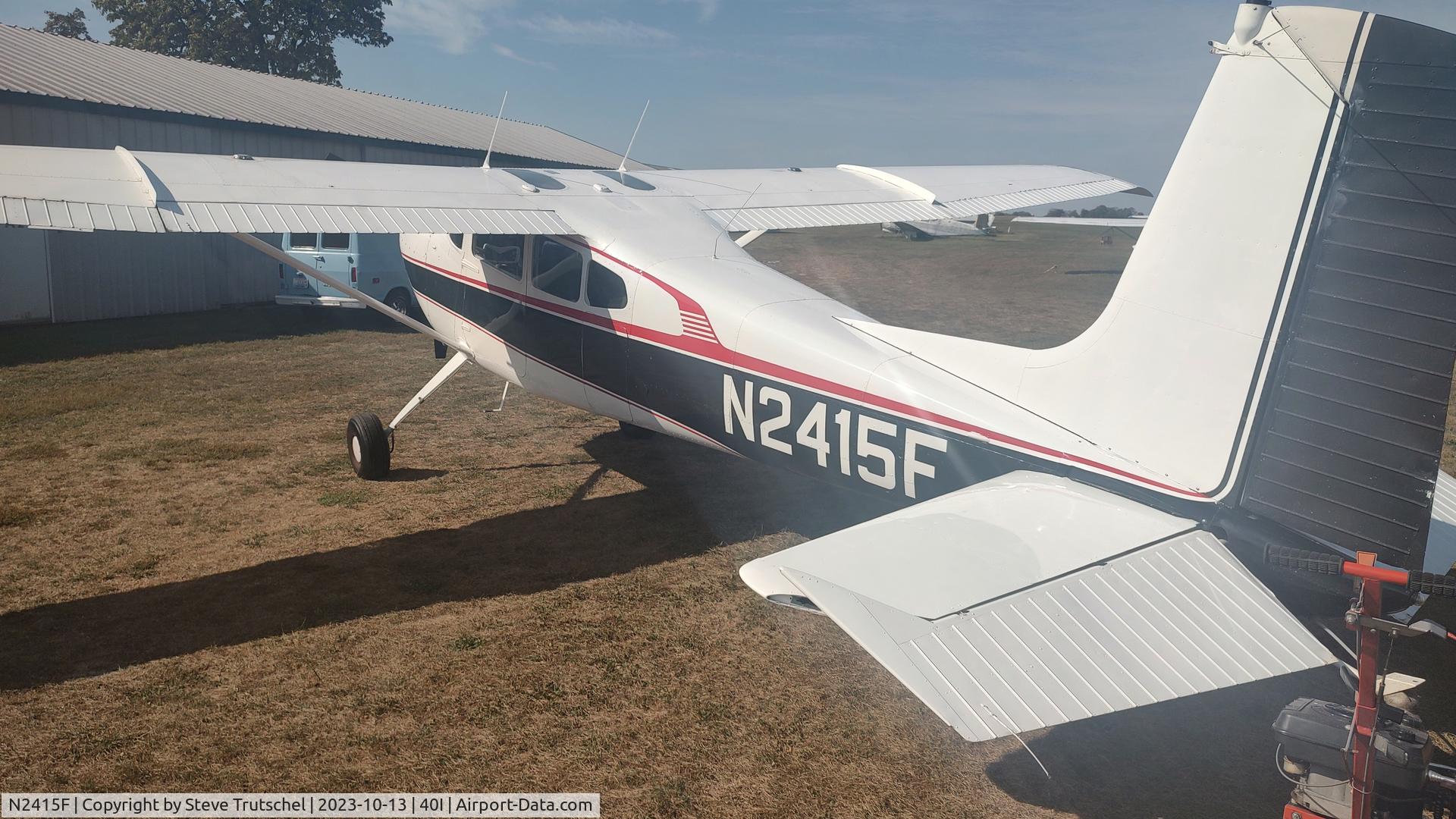 N2415F, 1965 Cessna 180H Skywagon C/N 18051615, N2415F has gotten a facelift. Red Stewart Airfield
