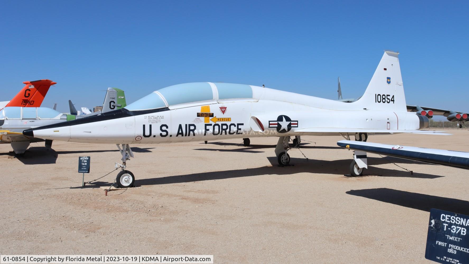 61-0854, 1961 Northrop T-38A-40-NO Talon C/N N.5220, T-38 zx